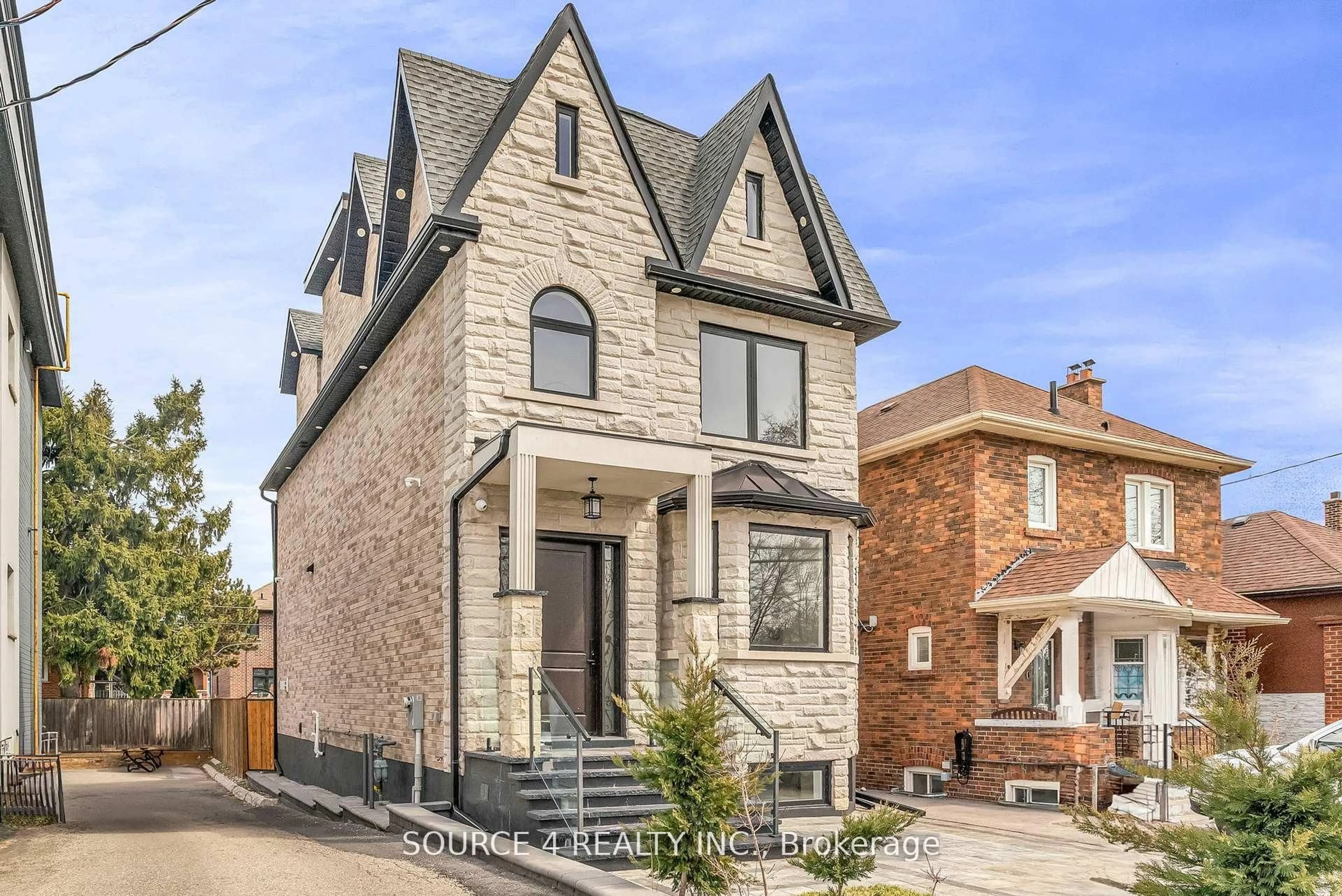 Home with brick exterior material, street for 603 Royal York Rd, Toronto Ontario M8Y 2S8
