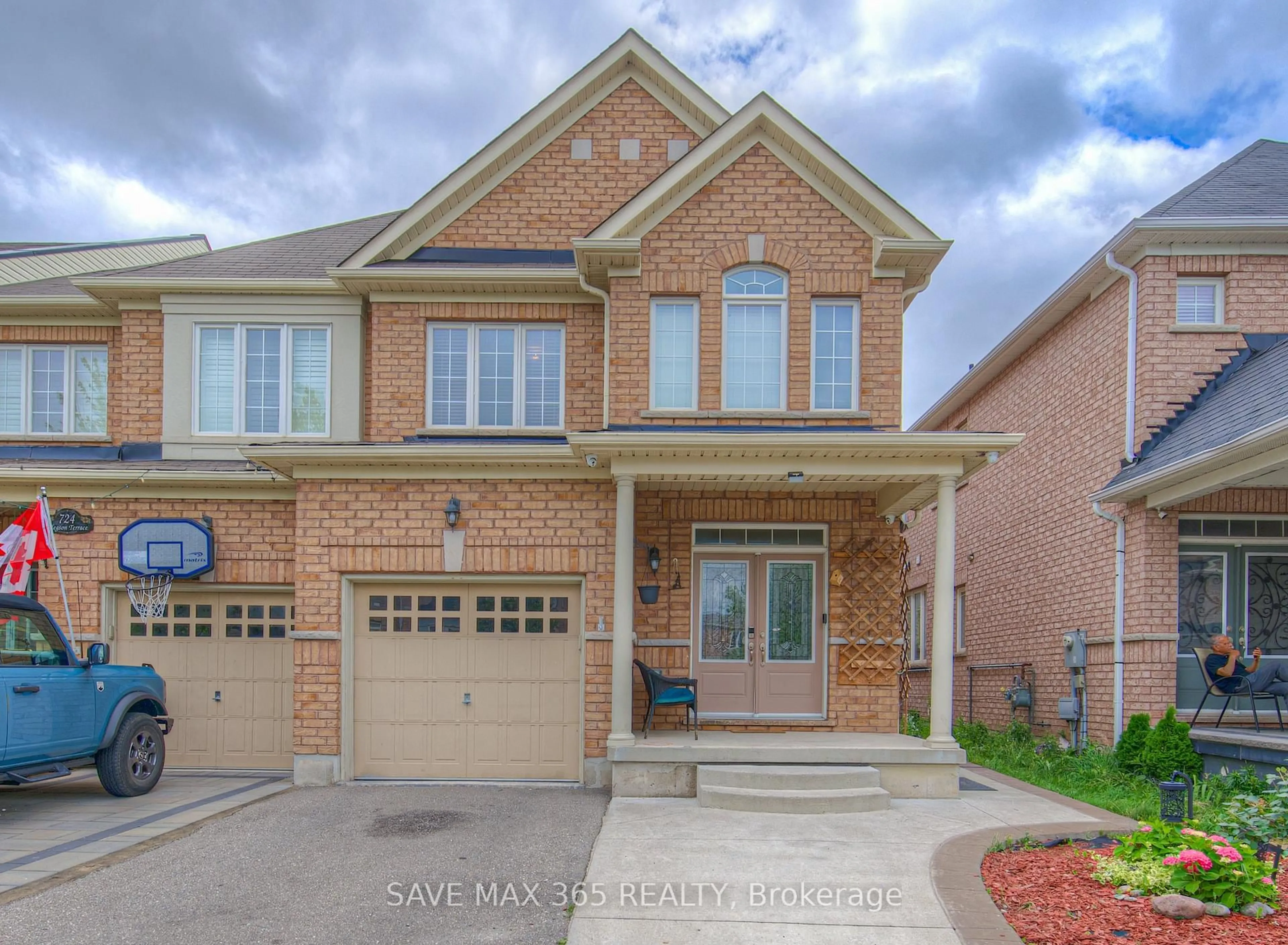 Home with brick exterior material, street for 722 Megson Terr, Milton Ontario L9T 8K5