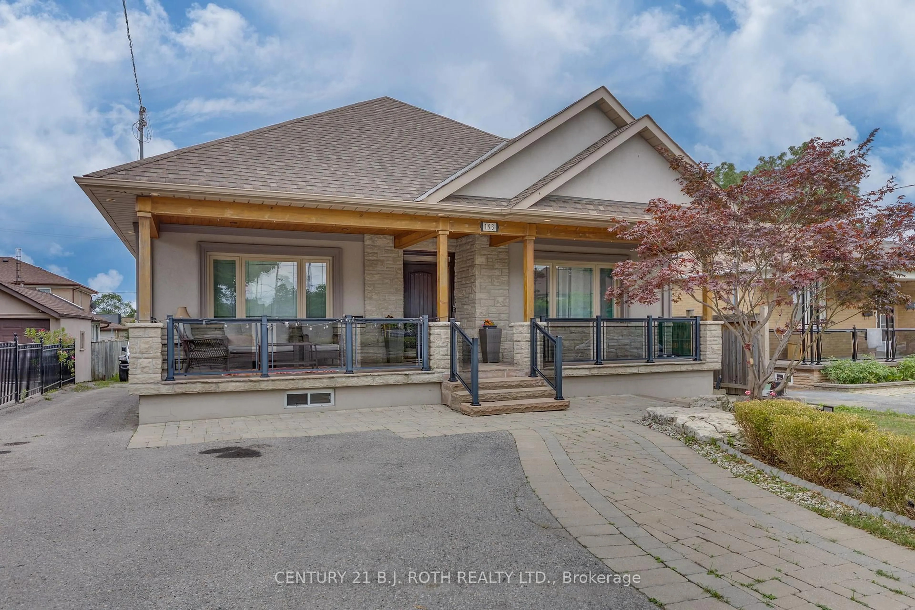 Home with brick exterior material, street for 193 Epsom Downs Dr, Toronto Ontario M3M 1S8