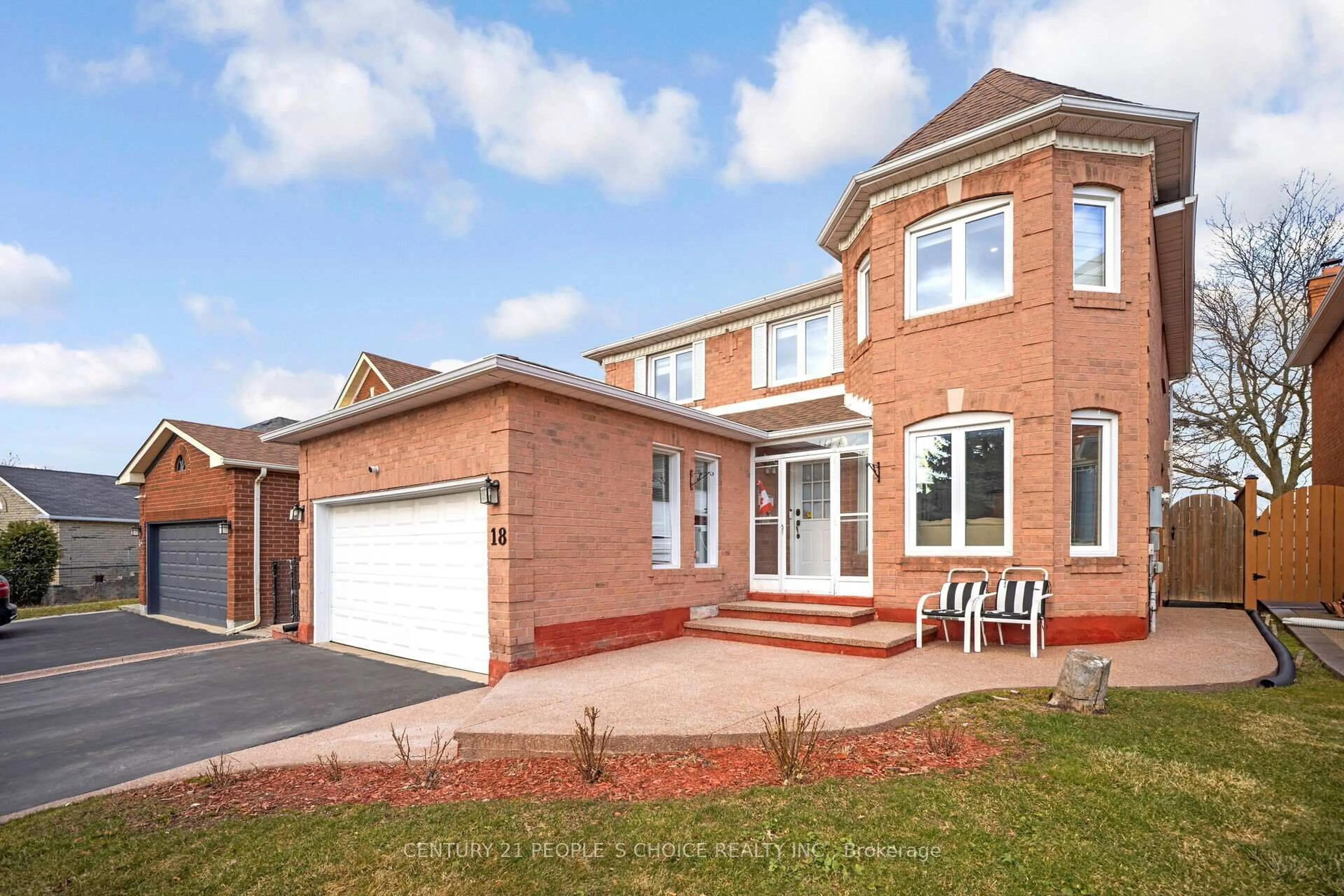 Home with brick exterior material, street for 18 BLACKWELL Pl, Brampton Ontario L6W 4M2