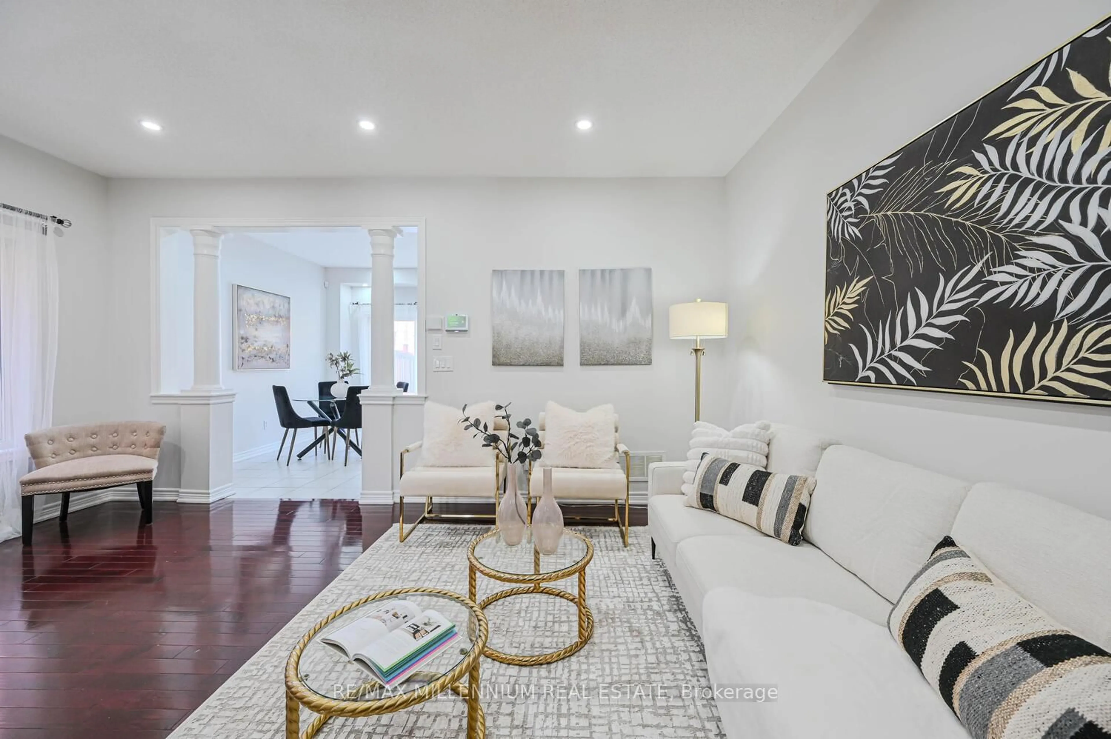 Living room with furniture, unknown for 56 Attview Cres, Brampton Ontario L6P 2R5