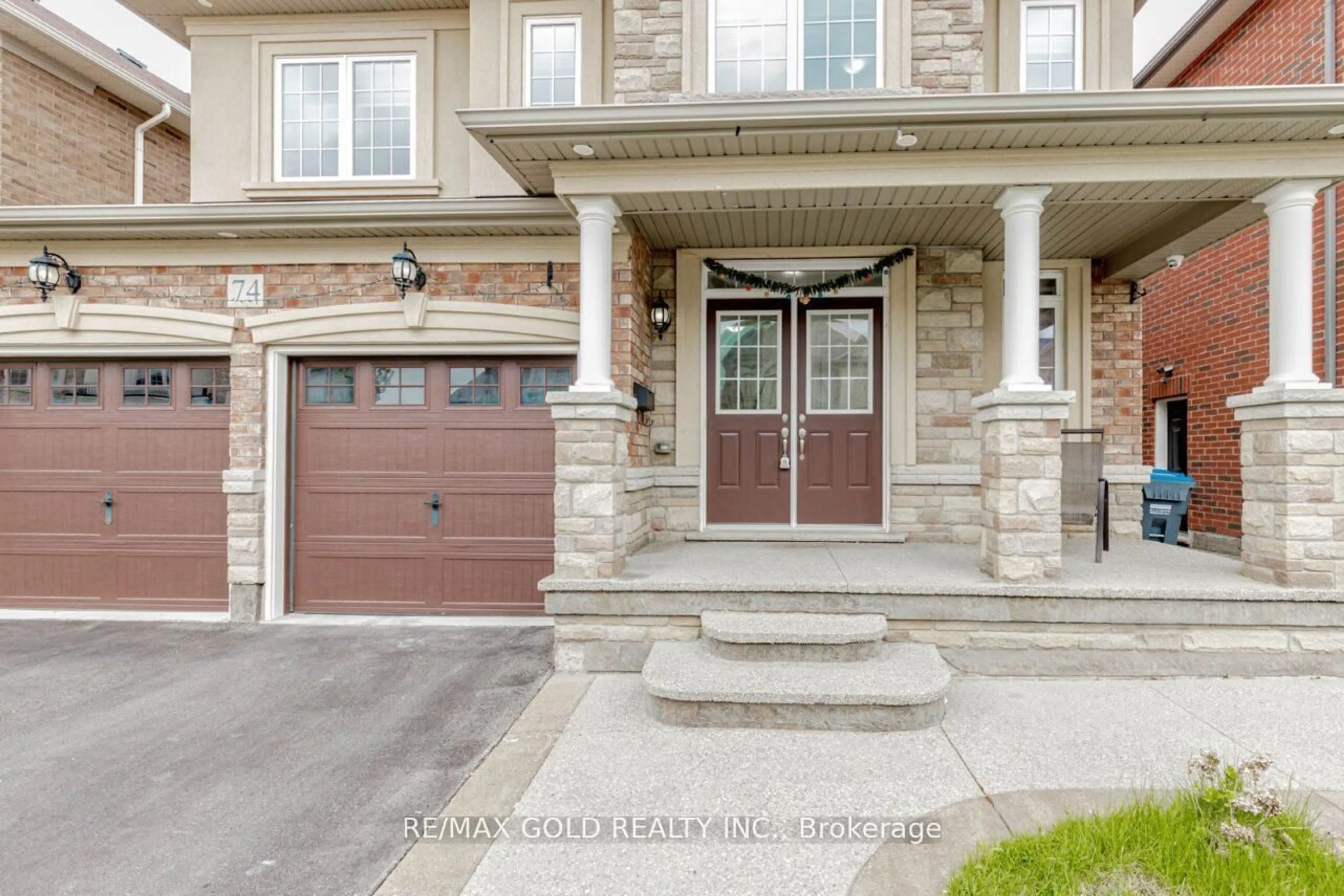 Home with brick exterior material, street for 74 Bucksaw St, Brampton Ontario L7A 4R3