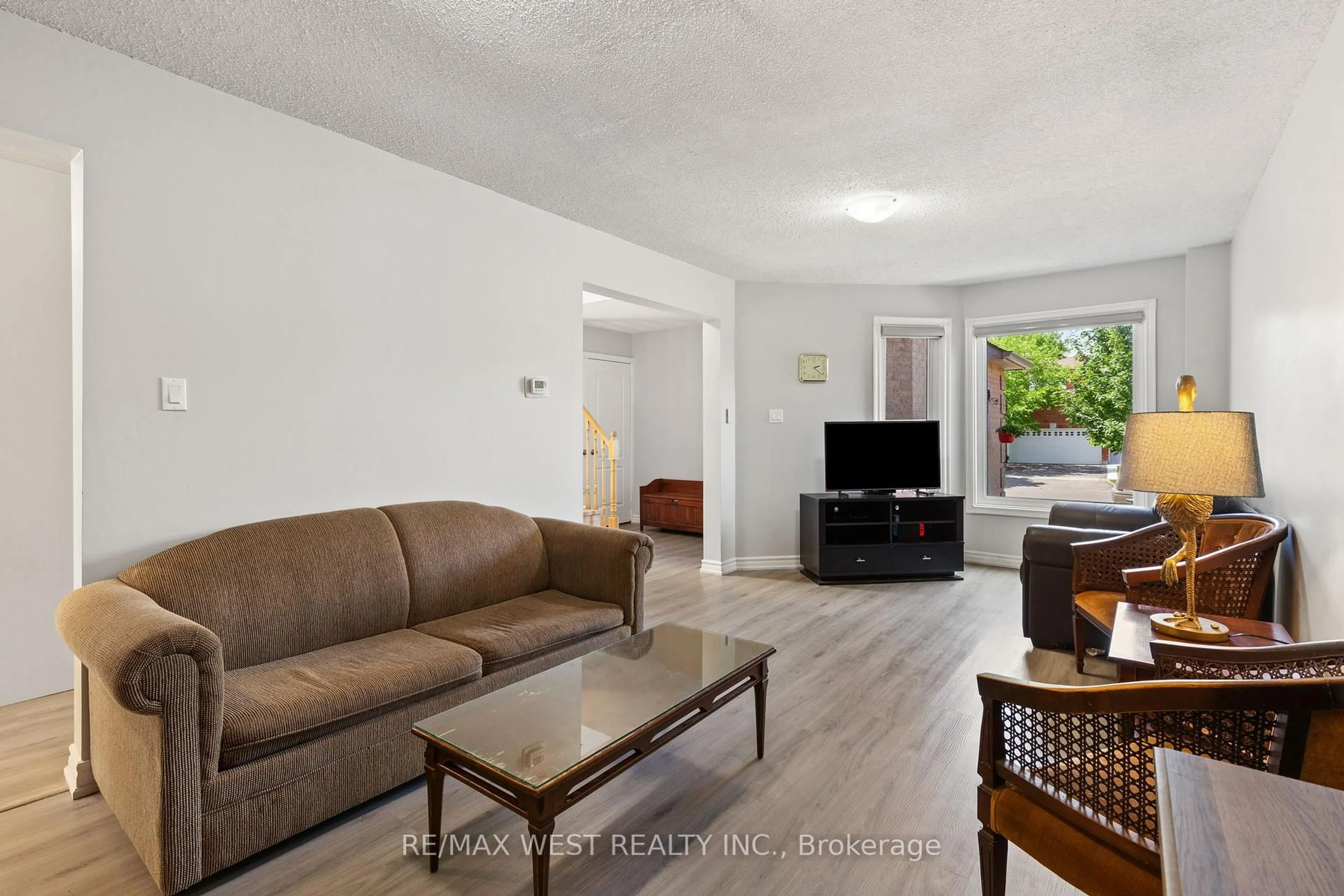 Living room with furniture, unknown for 10 Horsham St, Brampton Ontario L6X 3R5