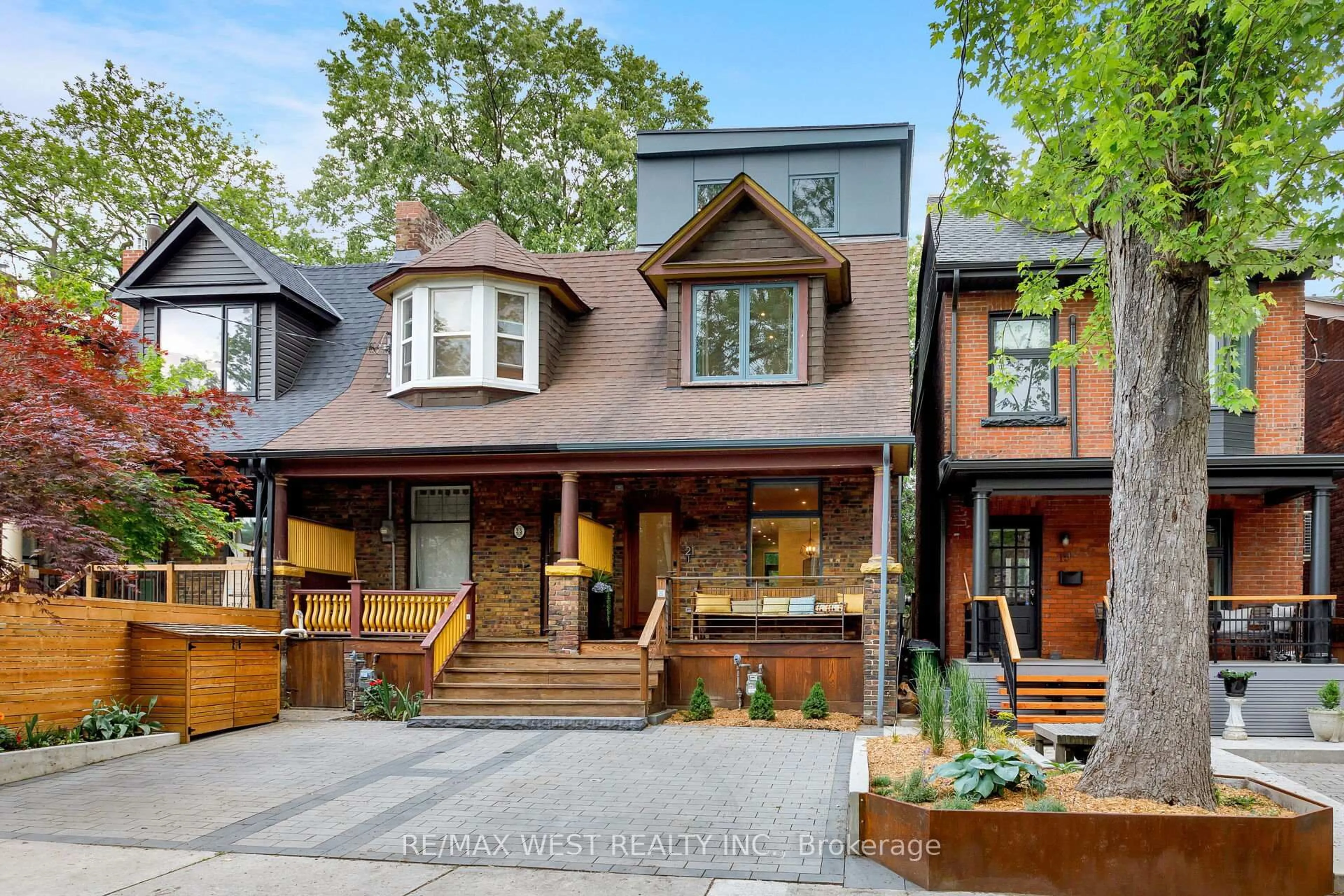 Home with brick exterior material, street for 21 Cowan Ave, Toronto Ontario M6K 2N1