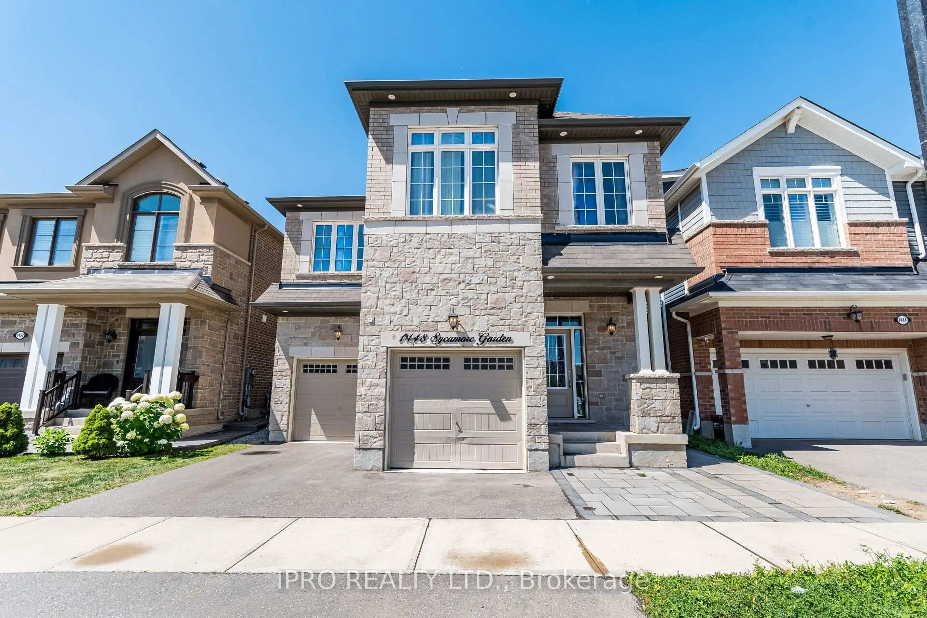 Home with brick exterior material, street for 1448 Sycamore Gdns, Milton Ontario L9E 1P7