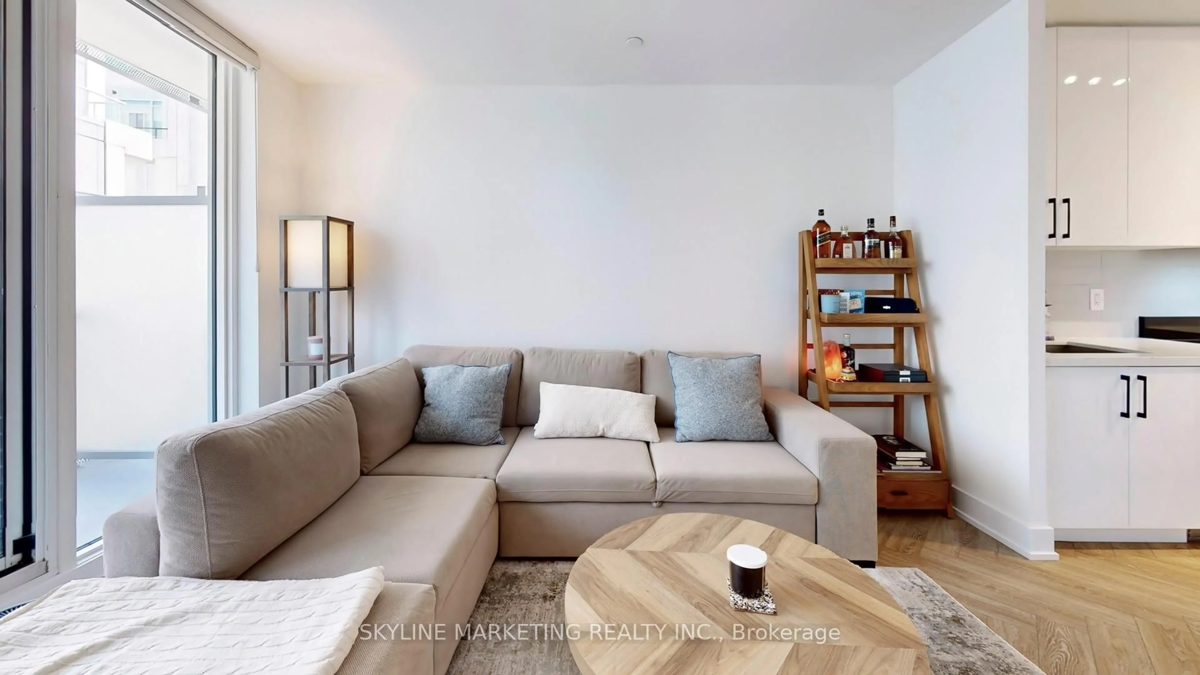Living room with furniture, unknown for 2450 Old Bronte Rd #528, Oakville Ontario L6M 5P6