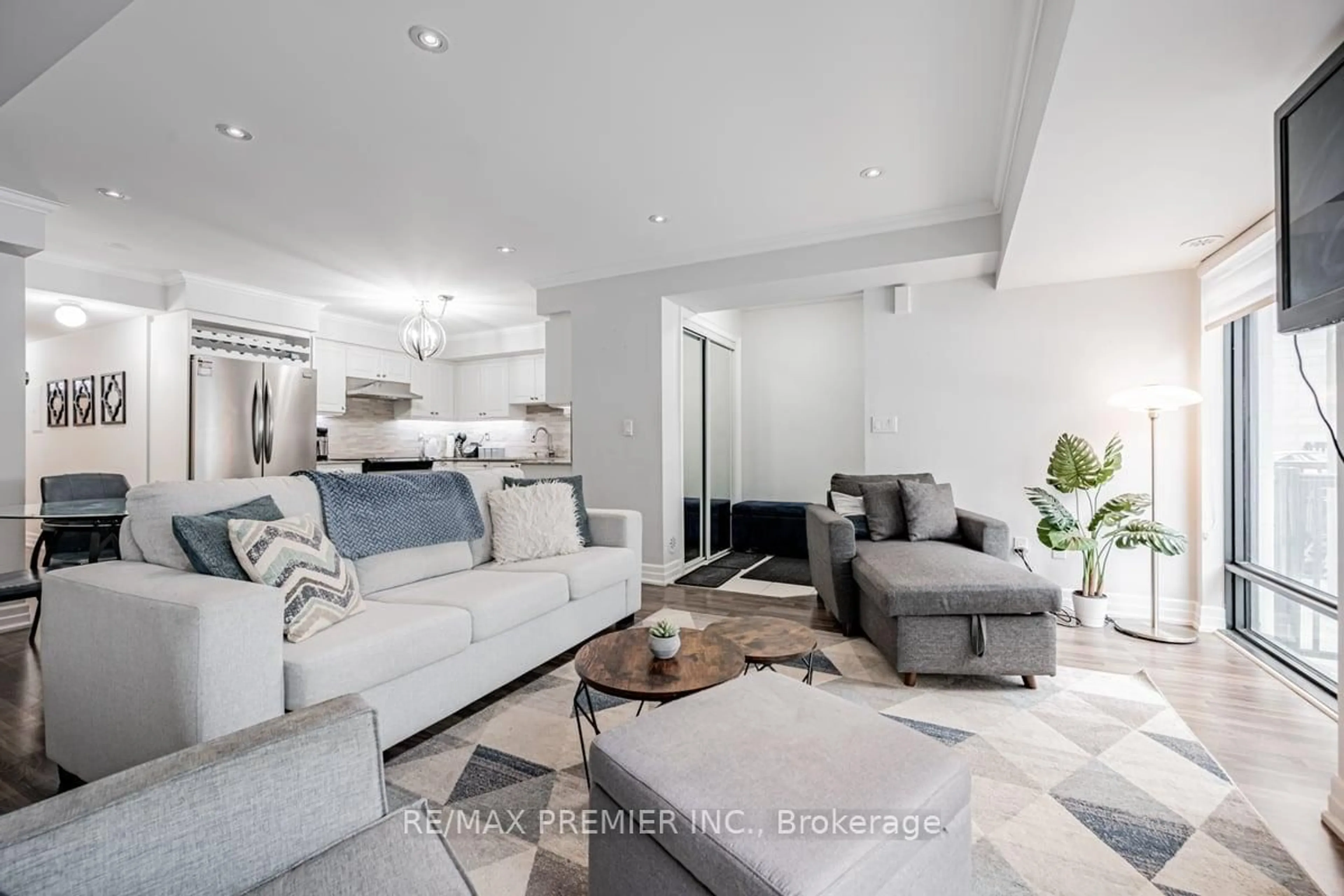 Living room with furniture, unknown for 140 Widdicombe Hill Blvd #624, Toronto Ontario M9R 0A9