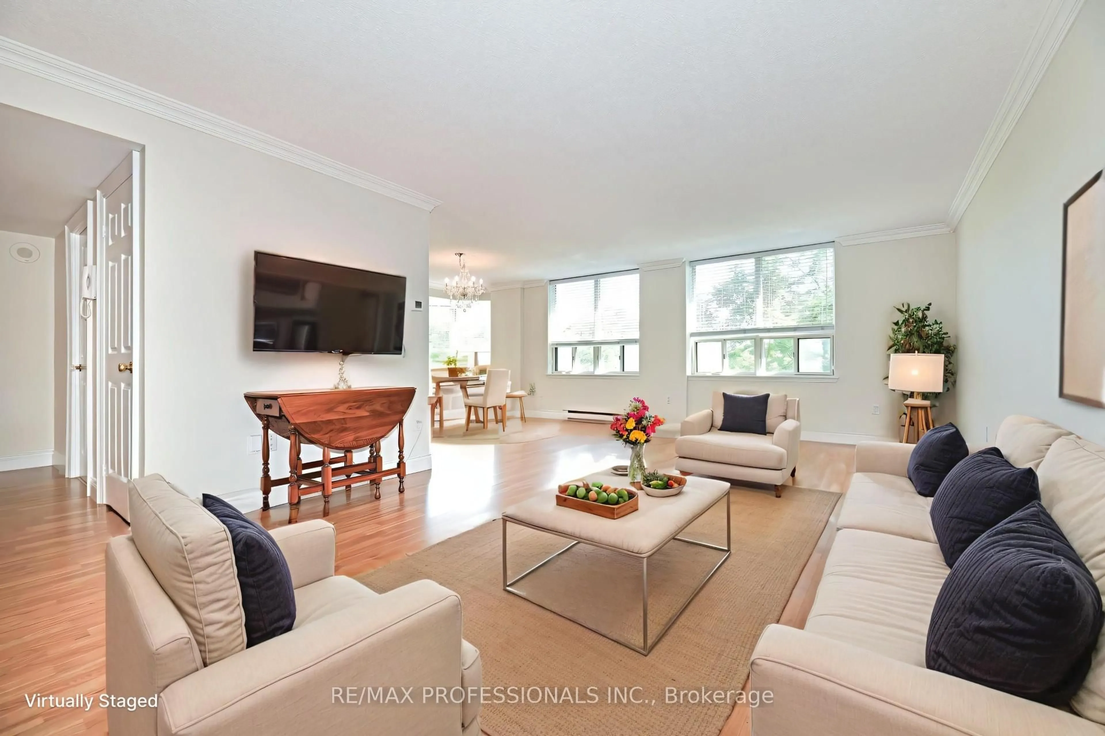 Living room with furniture, unknown for 58 Church St #503, Brampton Ontario L6V 4A8