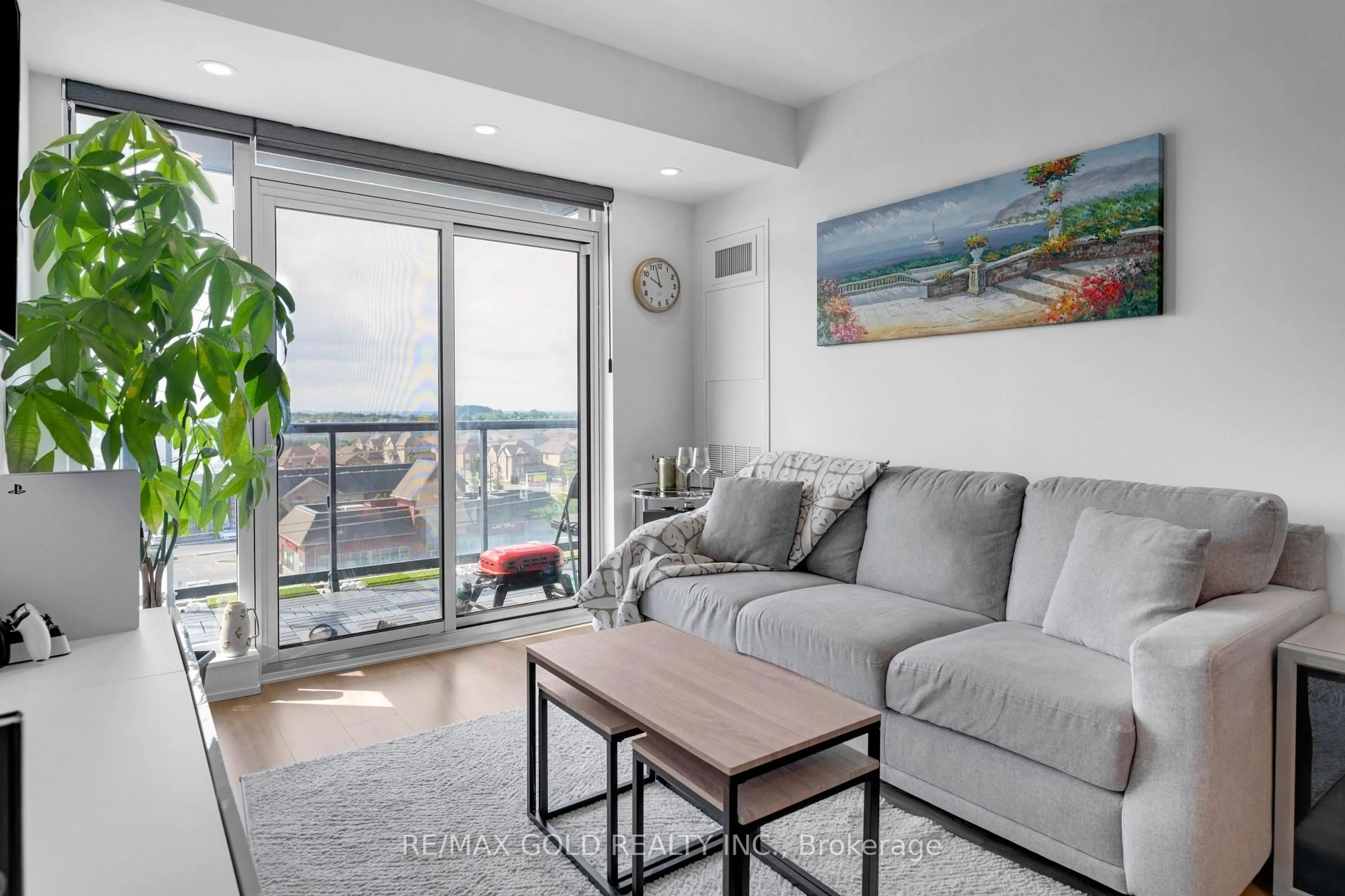 Living room with furniture, unknown for 10 lagerfeld Dr #506 A, Brampton Ontario L7A 5L3