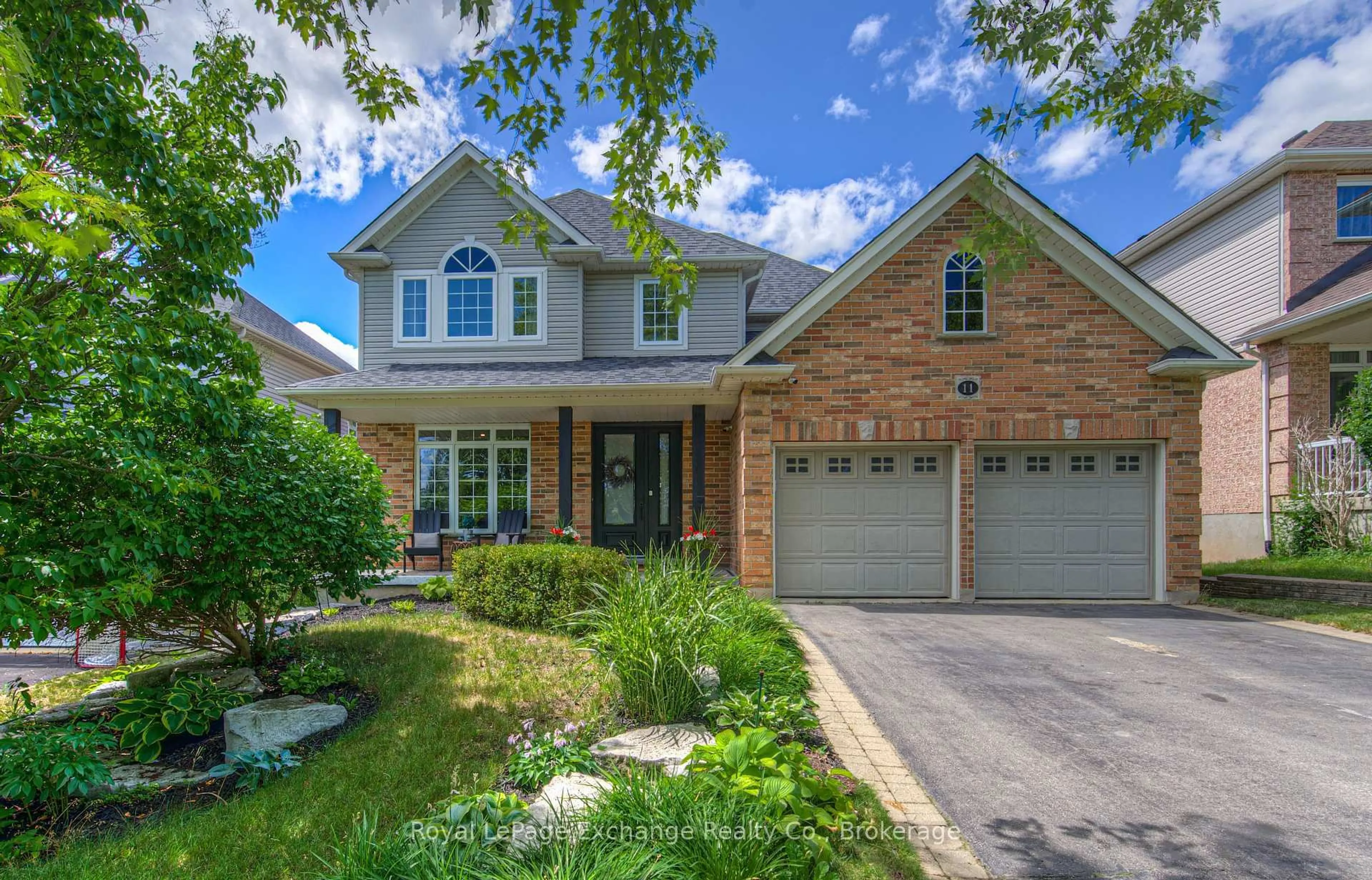 Home with brick exterior material, street for 11 Salmon Way, Halton Hills Ontario L7J 3B1