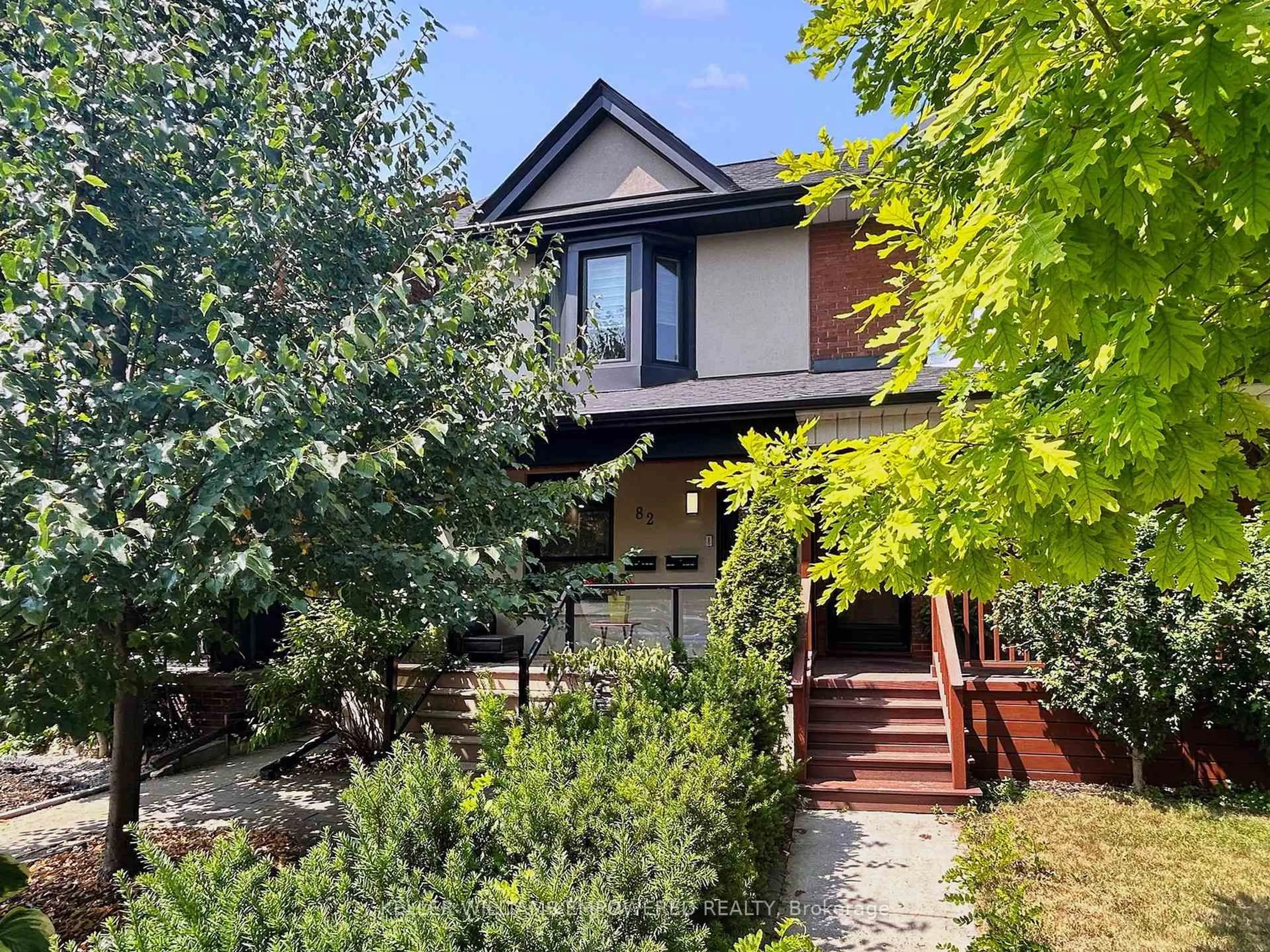 Home with brick exterior material, street for 82 Russett Ave, Toronto Ontario M6H 3M3