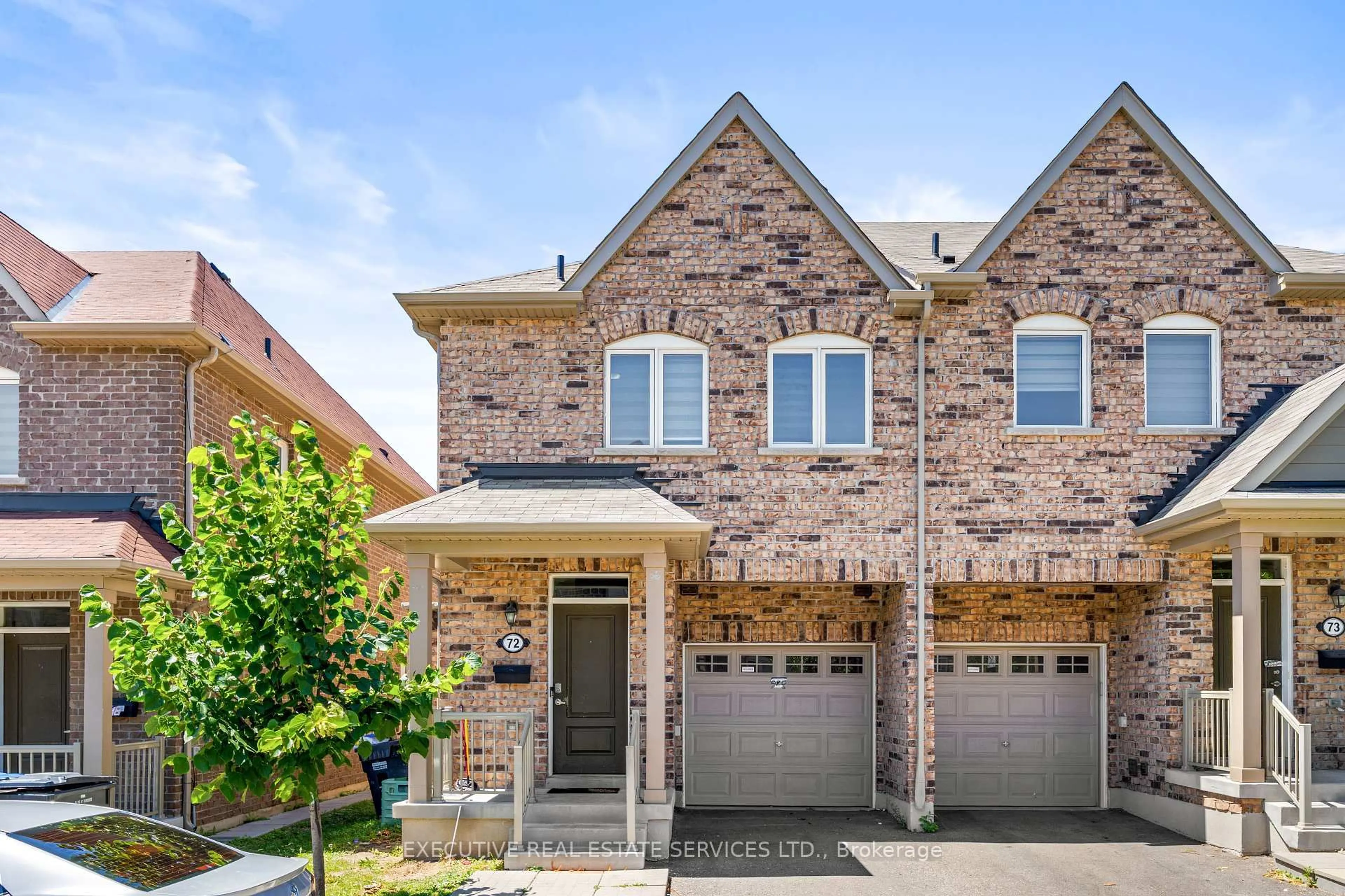 Home with brick exterior material, street for 50 Edinburgh Dr #72, Brampton Ontario L6Y 1N9