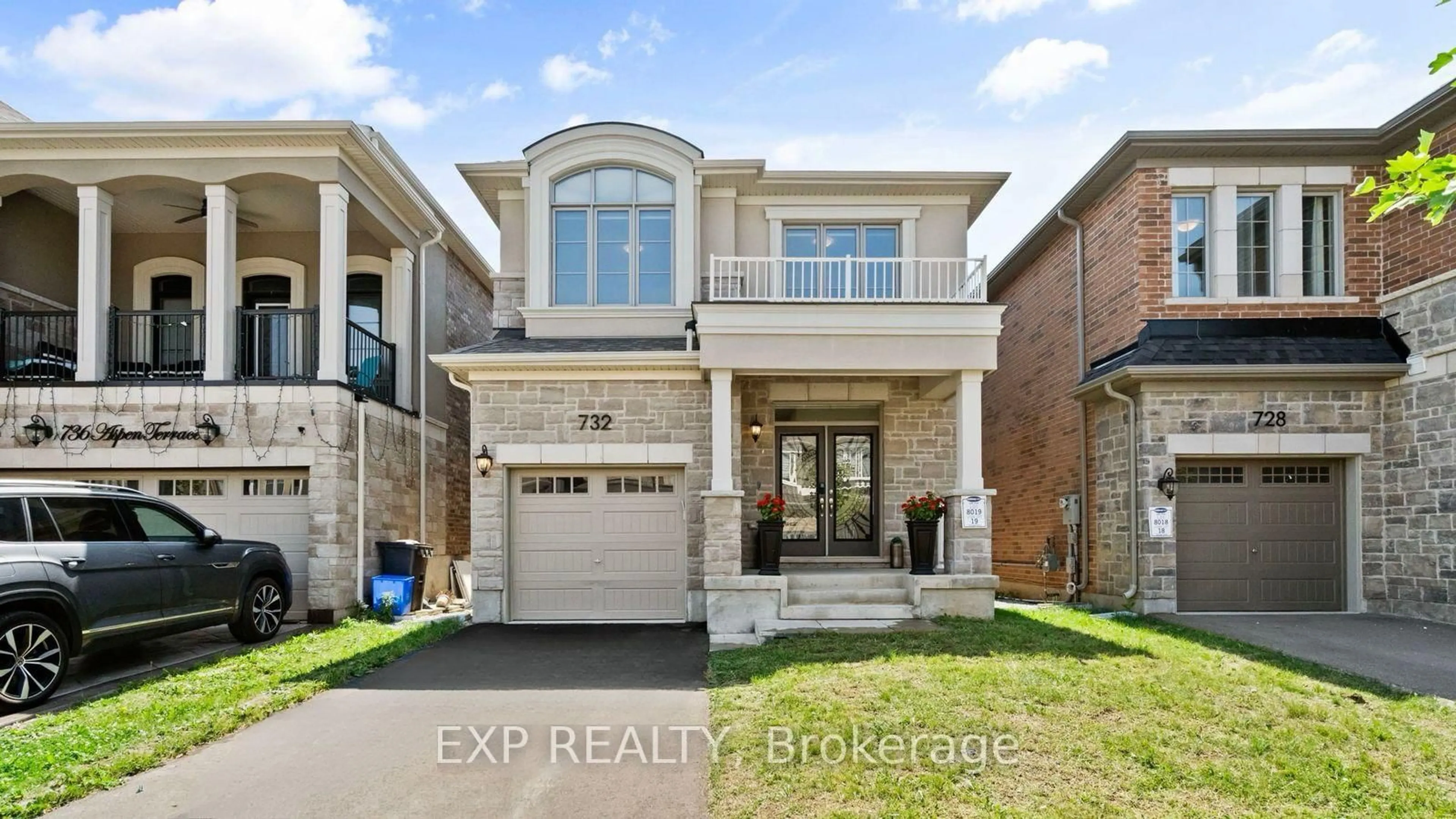 Home with brick exterior material, street for 732 Aspen Terr, Milton Ontario L9T 2X5