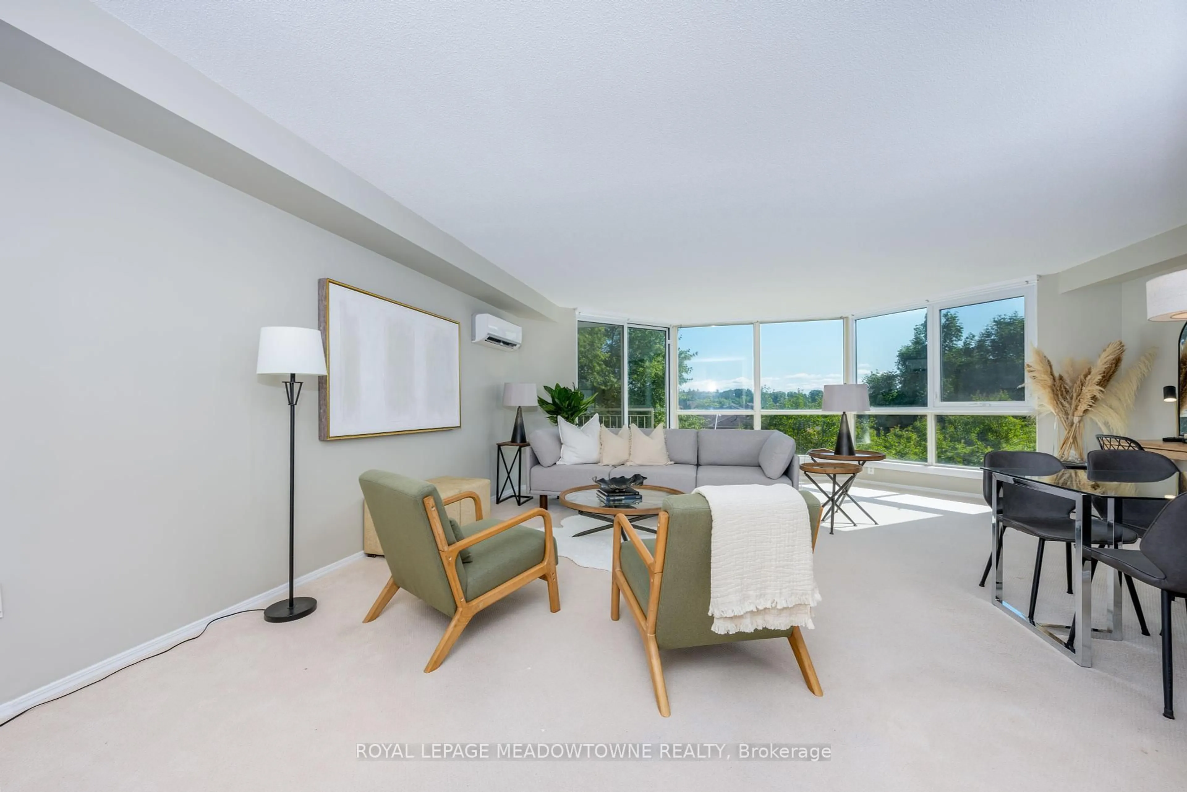 Living room with furniture, unknown for 26 Hall Rd #302, Halton Hills Ontario L7G 5G5