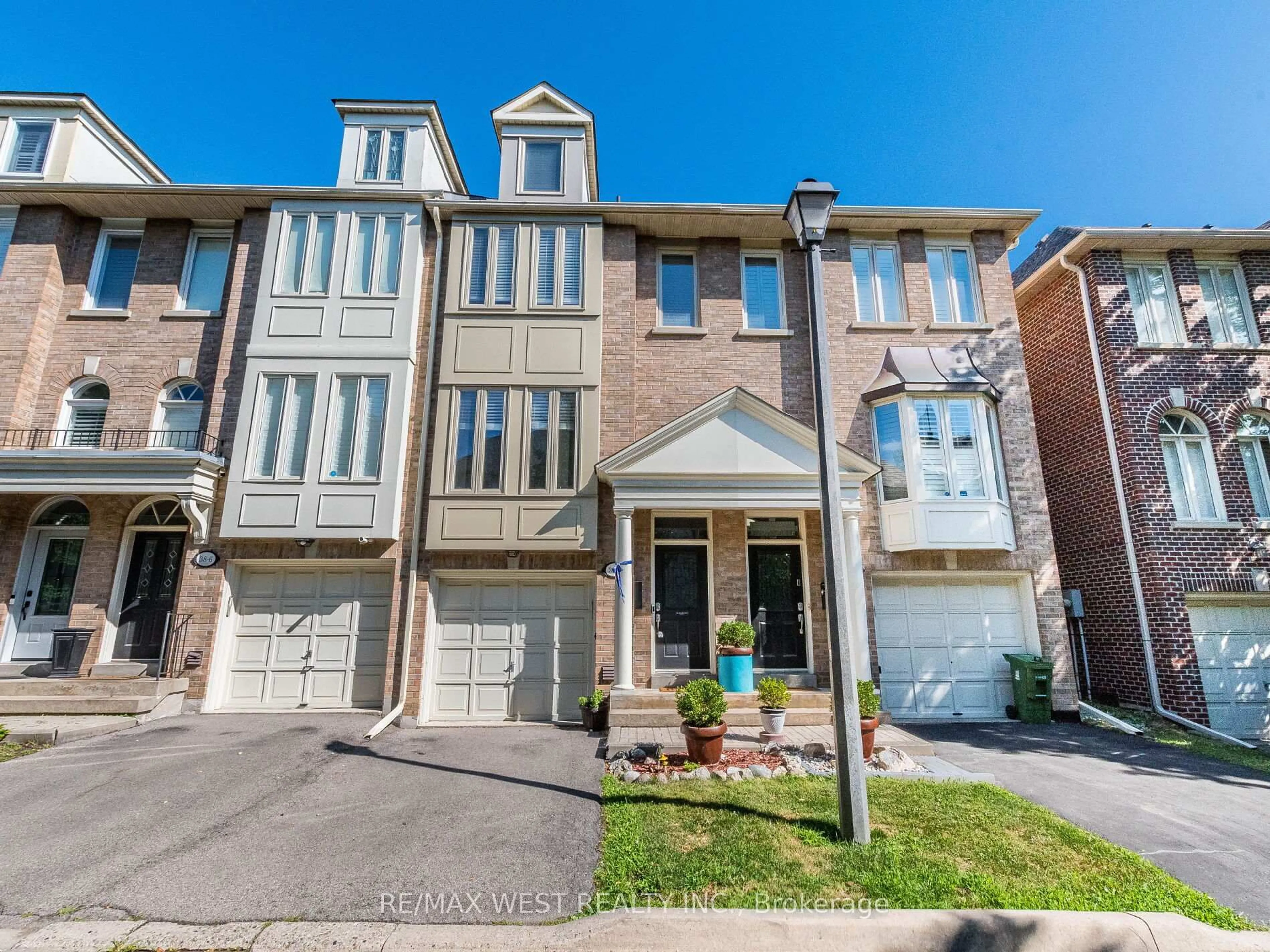 Home with brick exterior material, street for 38 Mendota Rd #7, Toronto Ontario M8Y 1E8