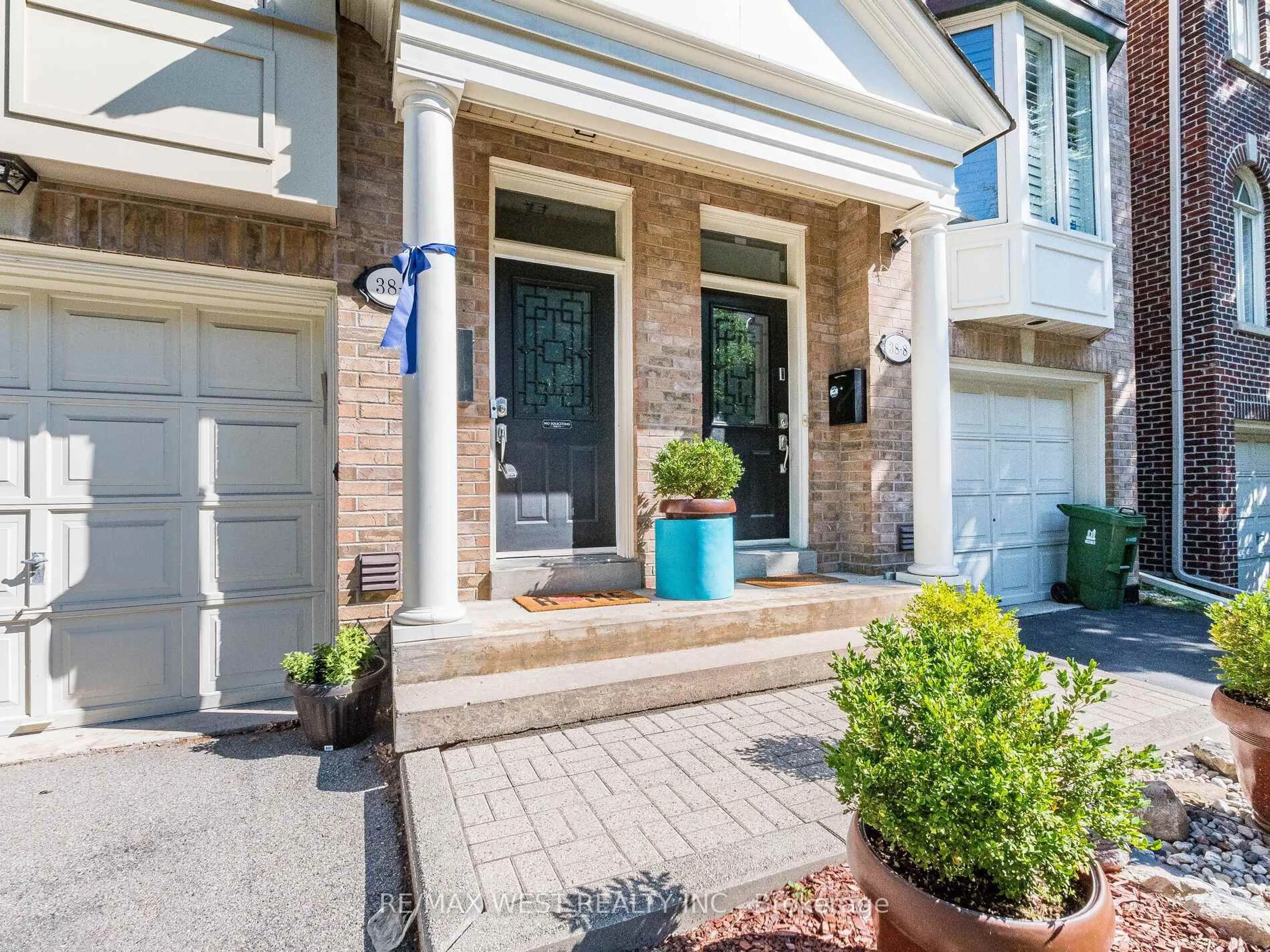 Home with brick exterior material, street for 38 Mendota Rd #7, Toronto Ontario M8Y 1E8