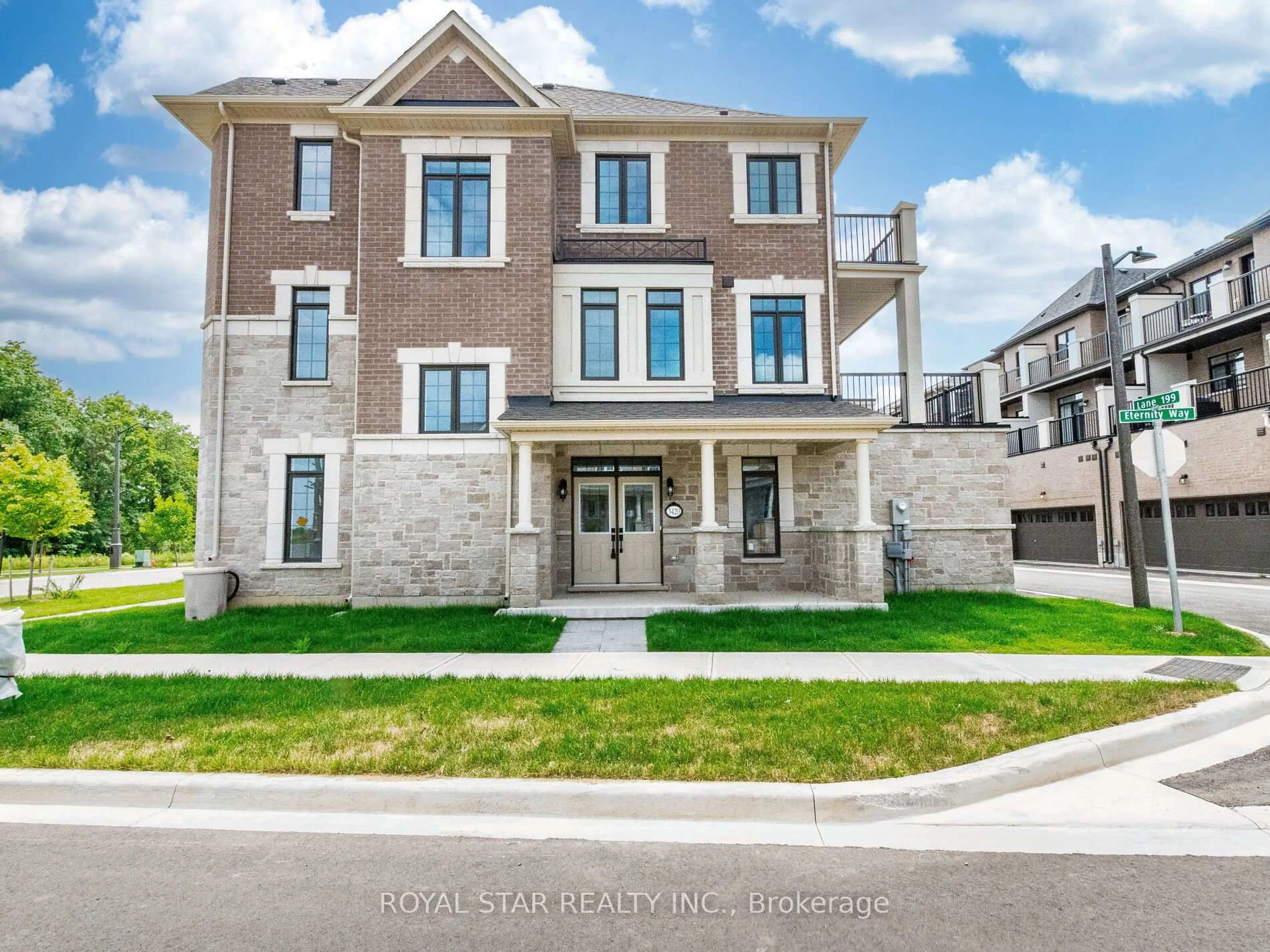 Home with brick exterior material, street for 3420 Eternity Way, Oakville Ontario L6H 7B5