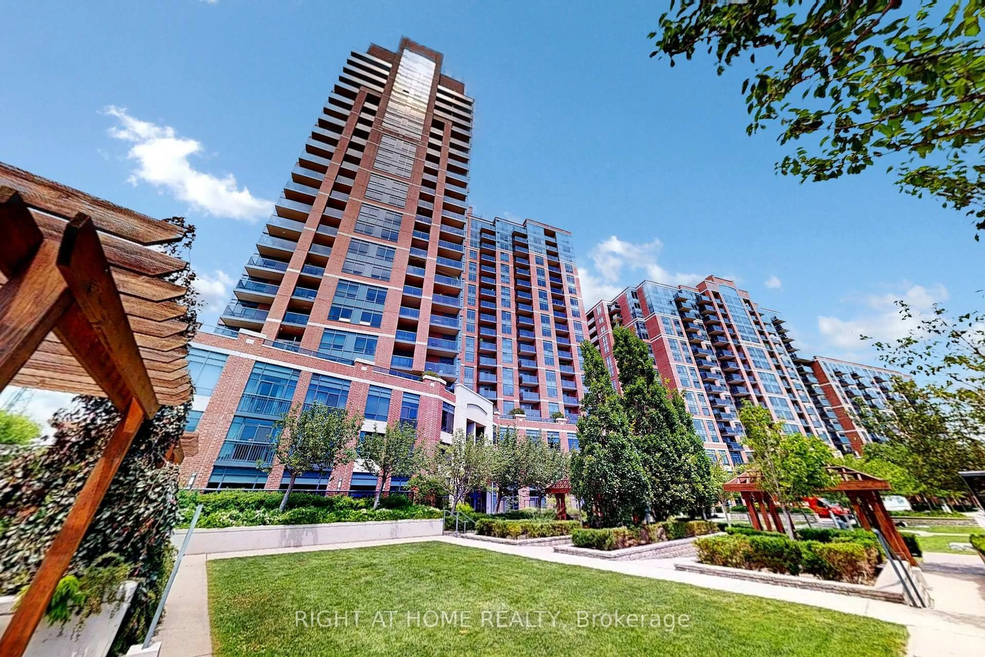 A pic from outside/outdoor area/front of a property/back of a property/a pic from drone, city buildings view from balcony for 61 Heintzman St #413, Toronto Ontario M6P 5A2