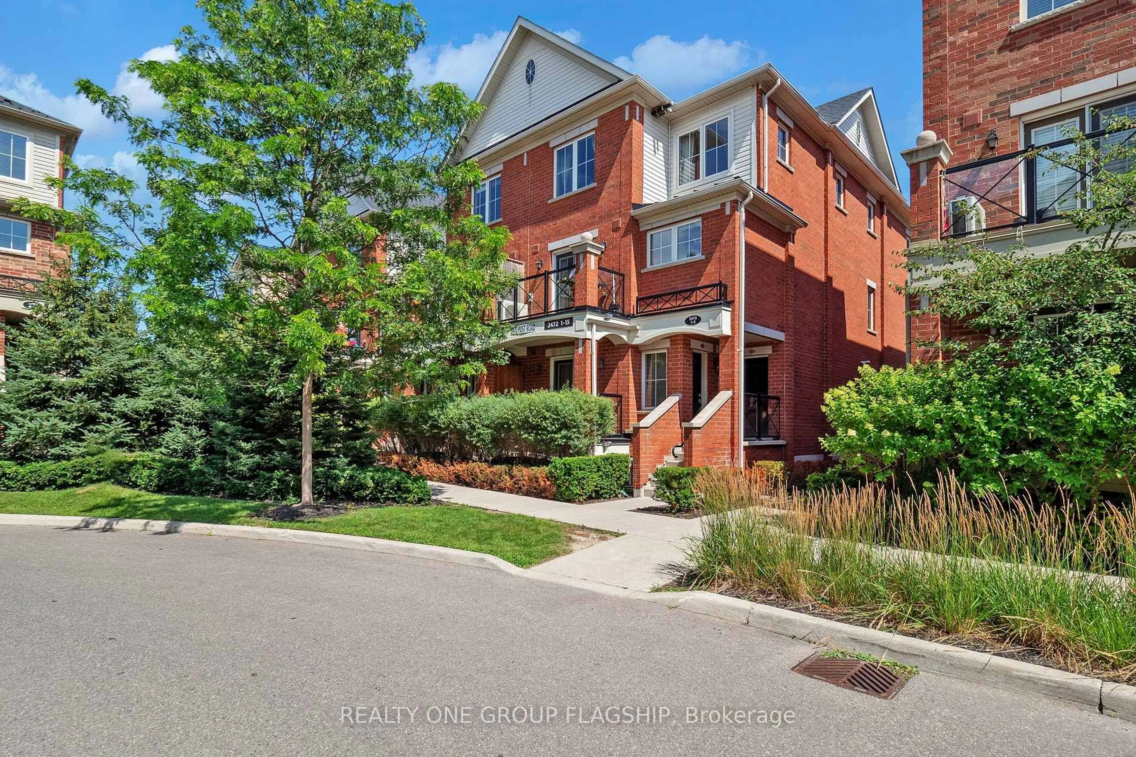 Home with brick exterior material, street for 2472 Post Rd #2, Oakville Ontario L6H 0J2