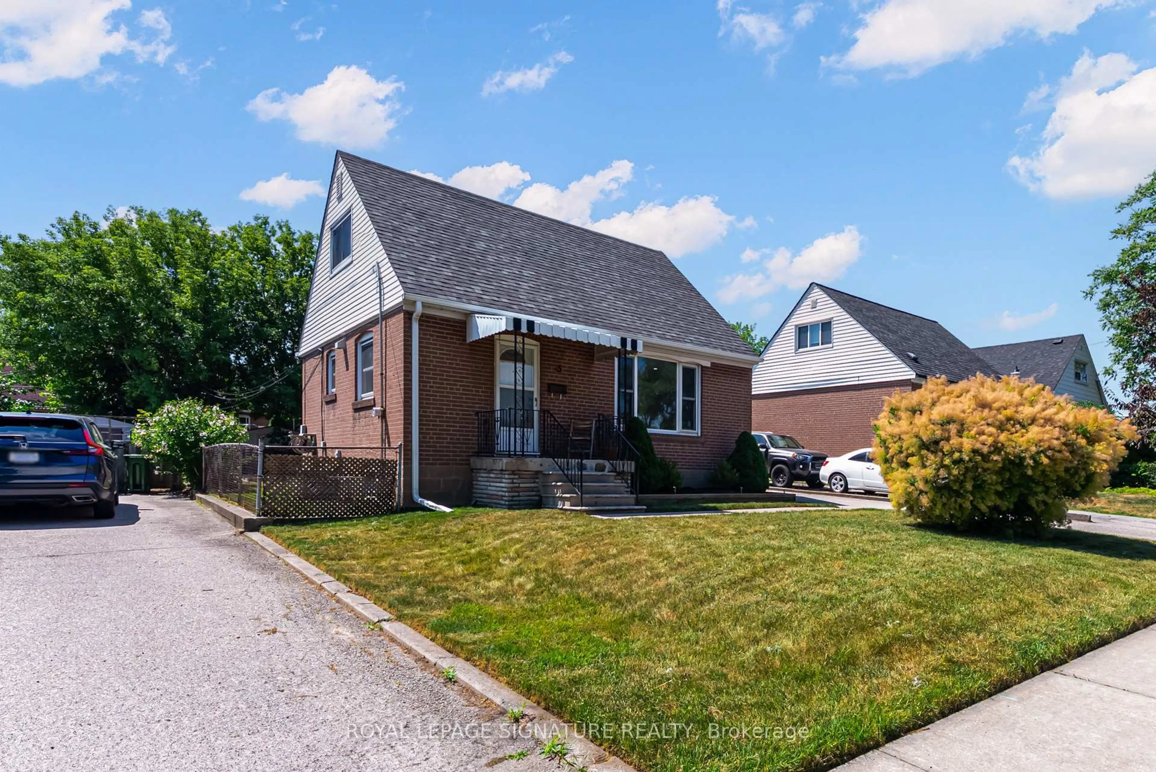 Home with brick exterior material, street for 5 Densmore Ave, Toronto Ontario M9W 1V3