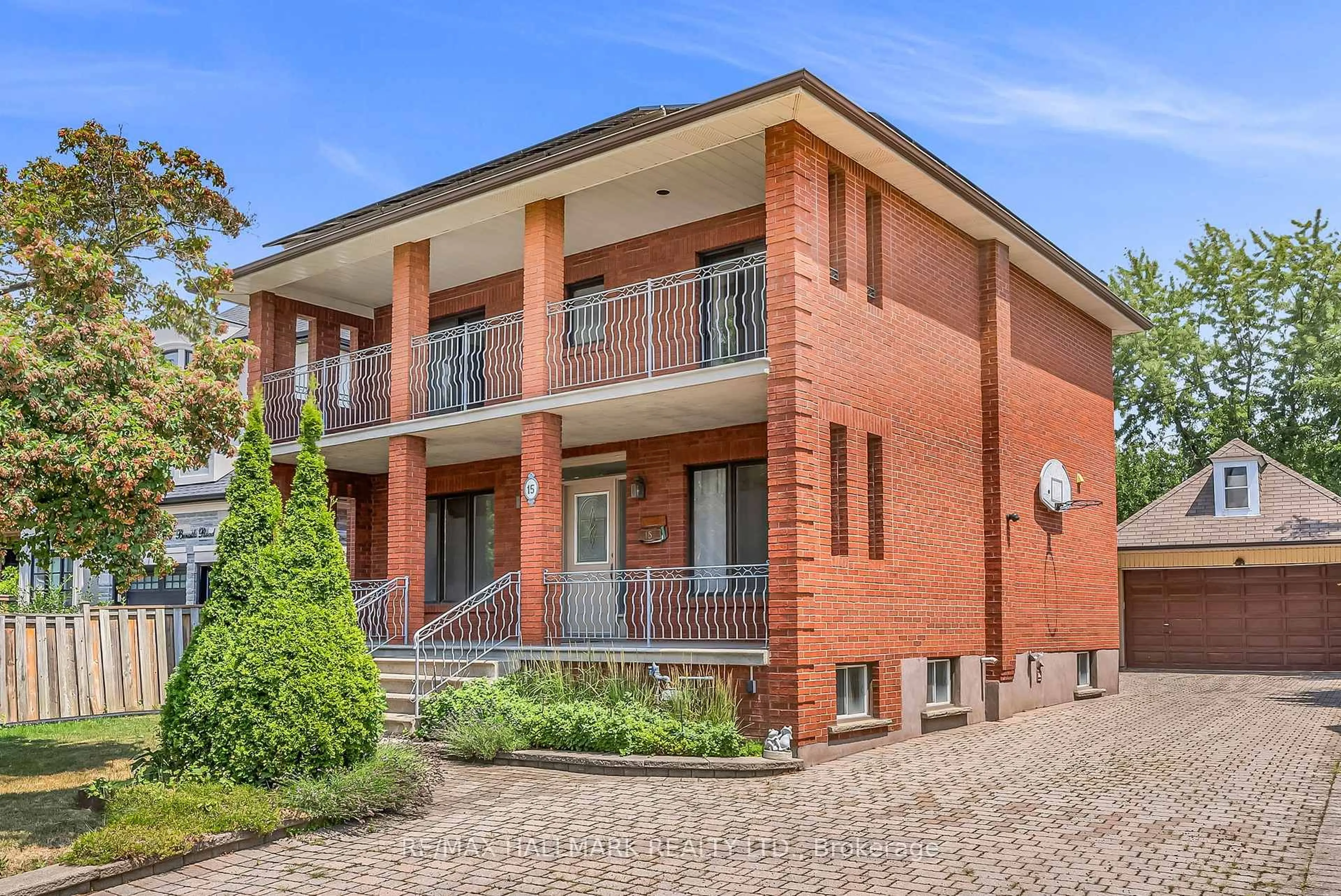 Home with brick exterior material, building for 15 Benalto Rd, Toronto Ontario M6A 2R7