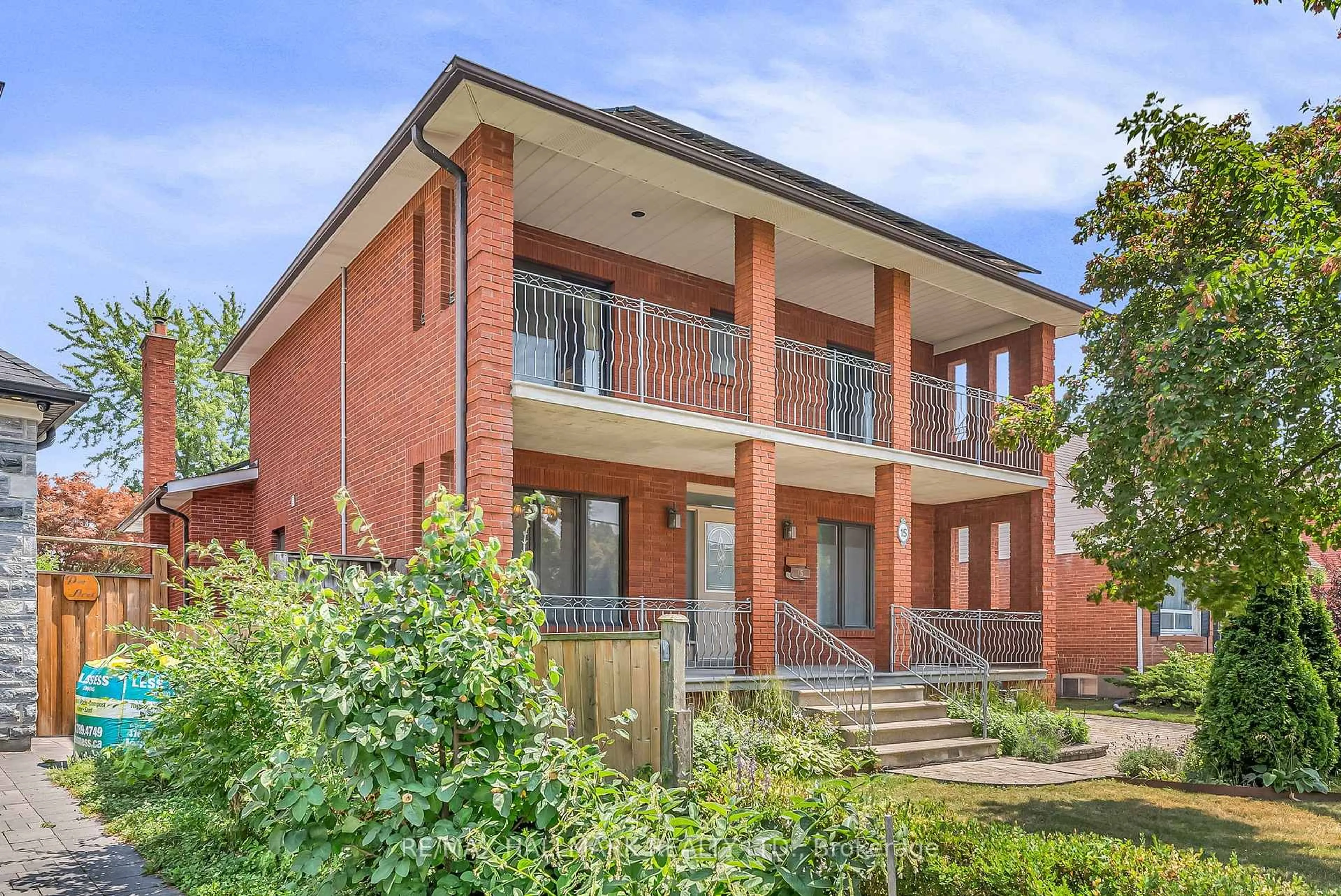 Home with brick exterior material, building for 15 Benalto Rd, Toronto Ontario M6A 2R7