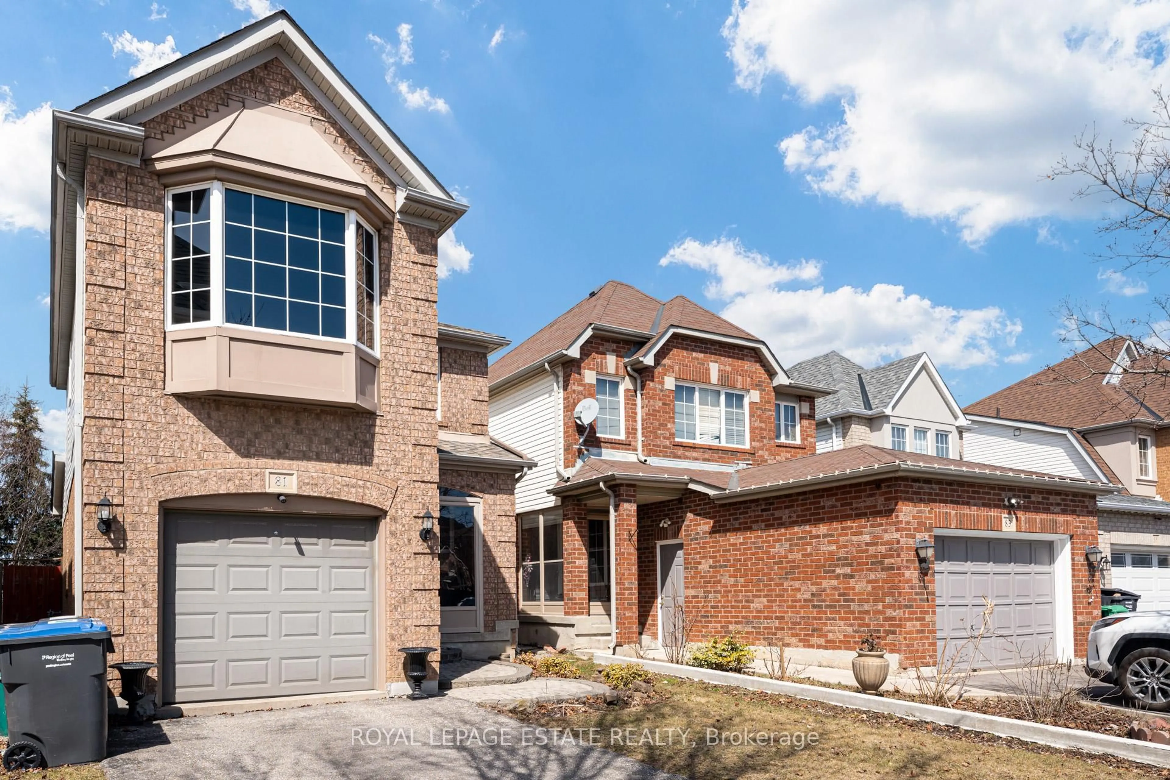 Home with brick exterior material, street for 81 Larkspur Rd, Brampton Ontario L6R 1X2