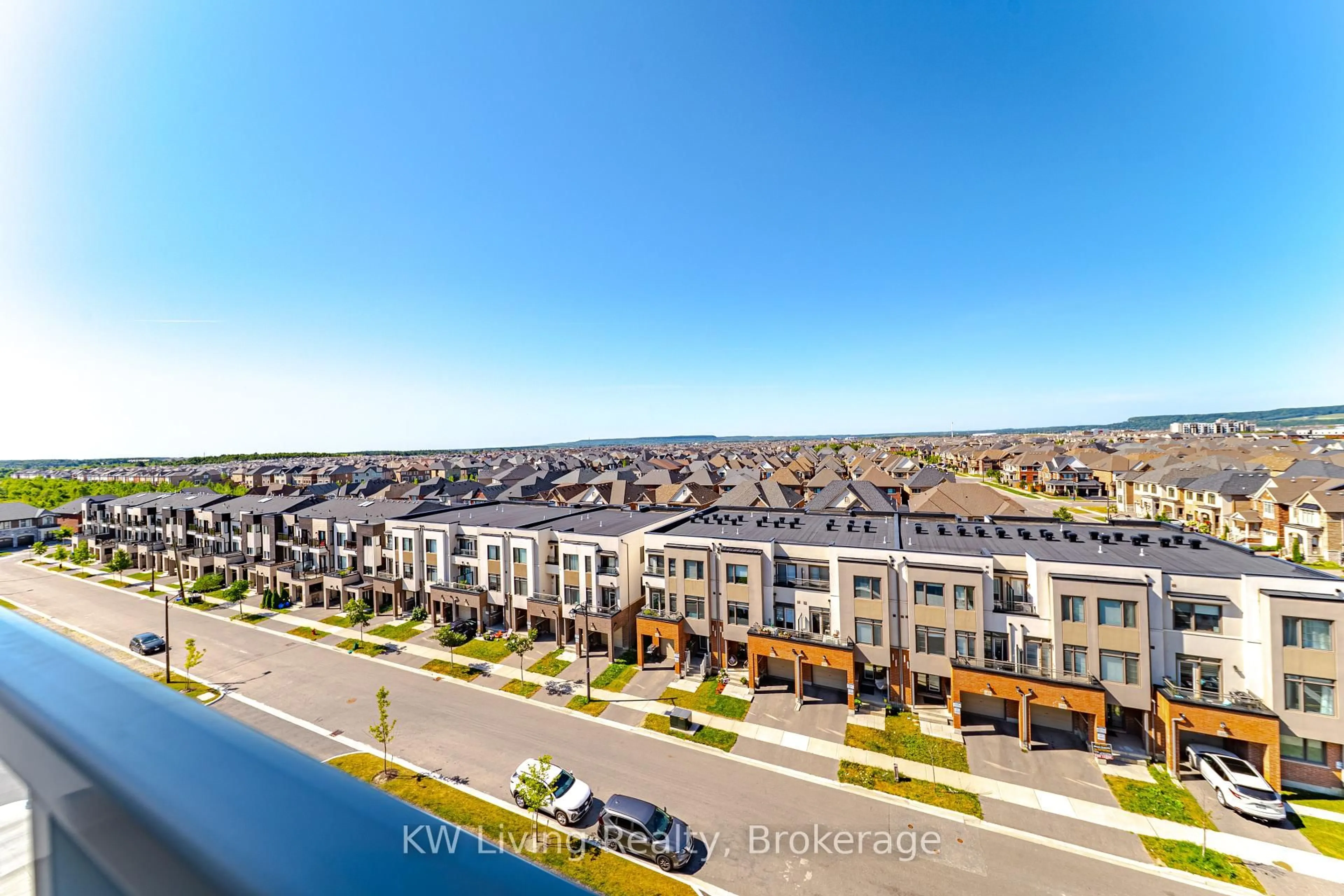 A pic from outside/outdoor area/front of a property/back of a property/a pic from drone, water/lake/river/ocean view for 1440 Clarriage Crt #602, Milton Ontario L9E 1B3