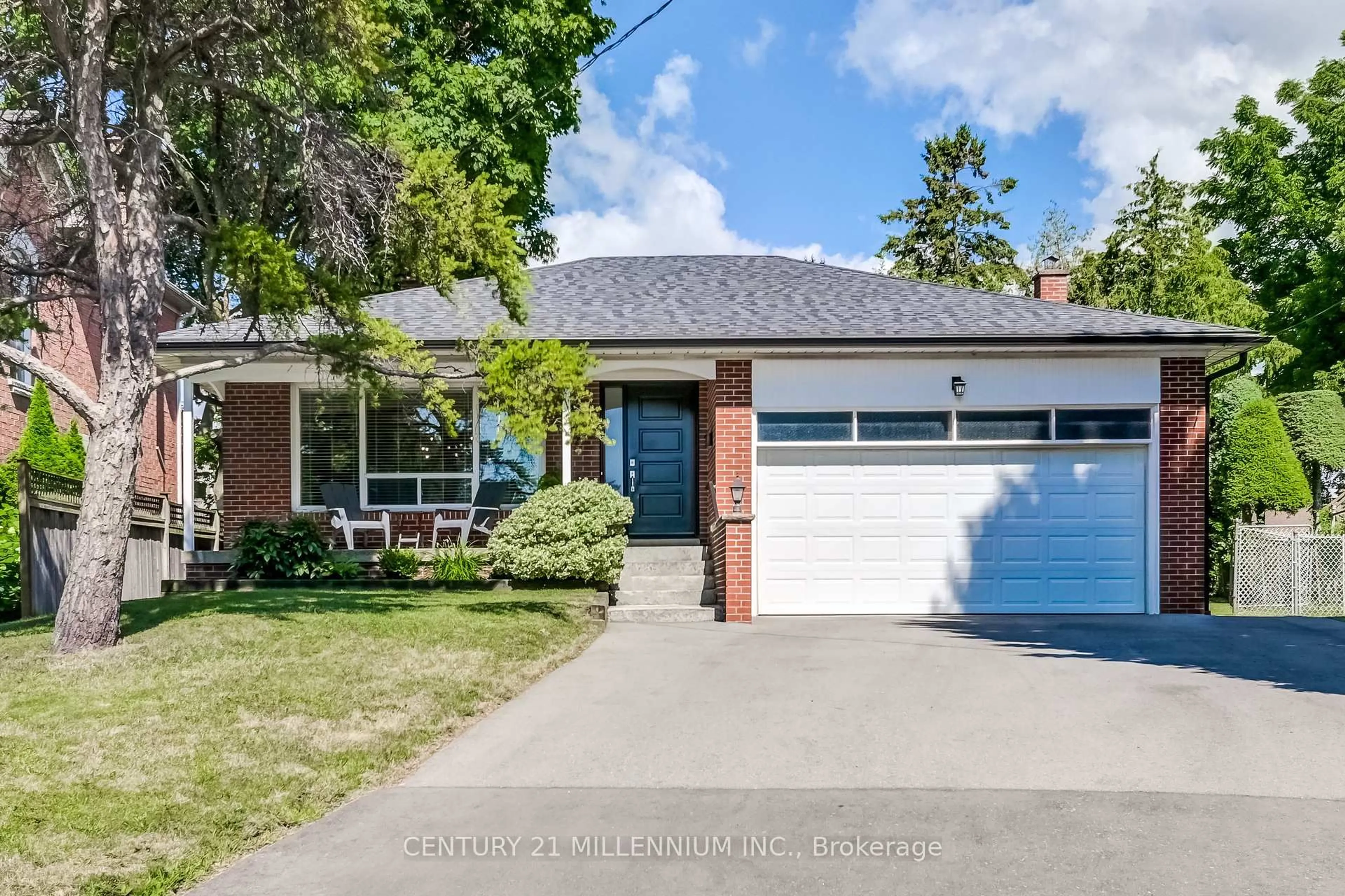 Home with brick exterior material, street for 23 Triburnham Pl, Toronto Ontario M9C 3P3