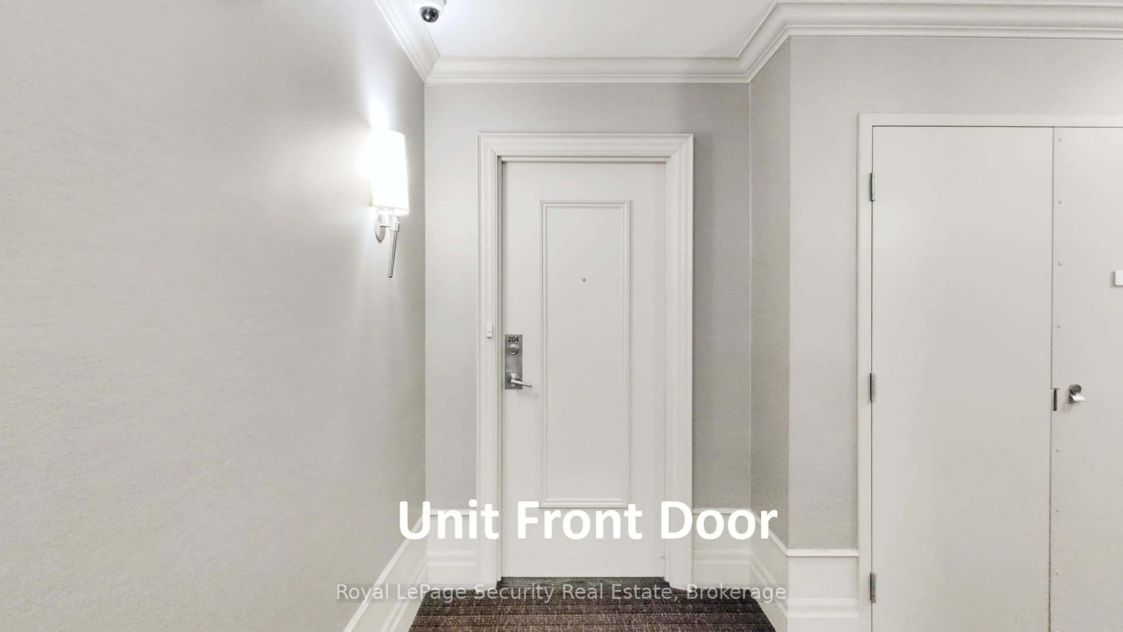 Indoor entryway for 38 Fontenay Crt ##204, Toronto Ontario M9A 4M8