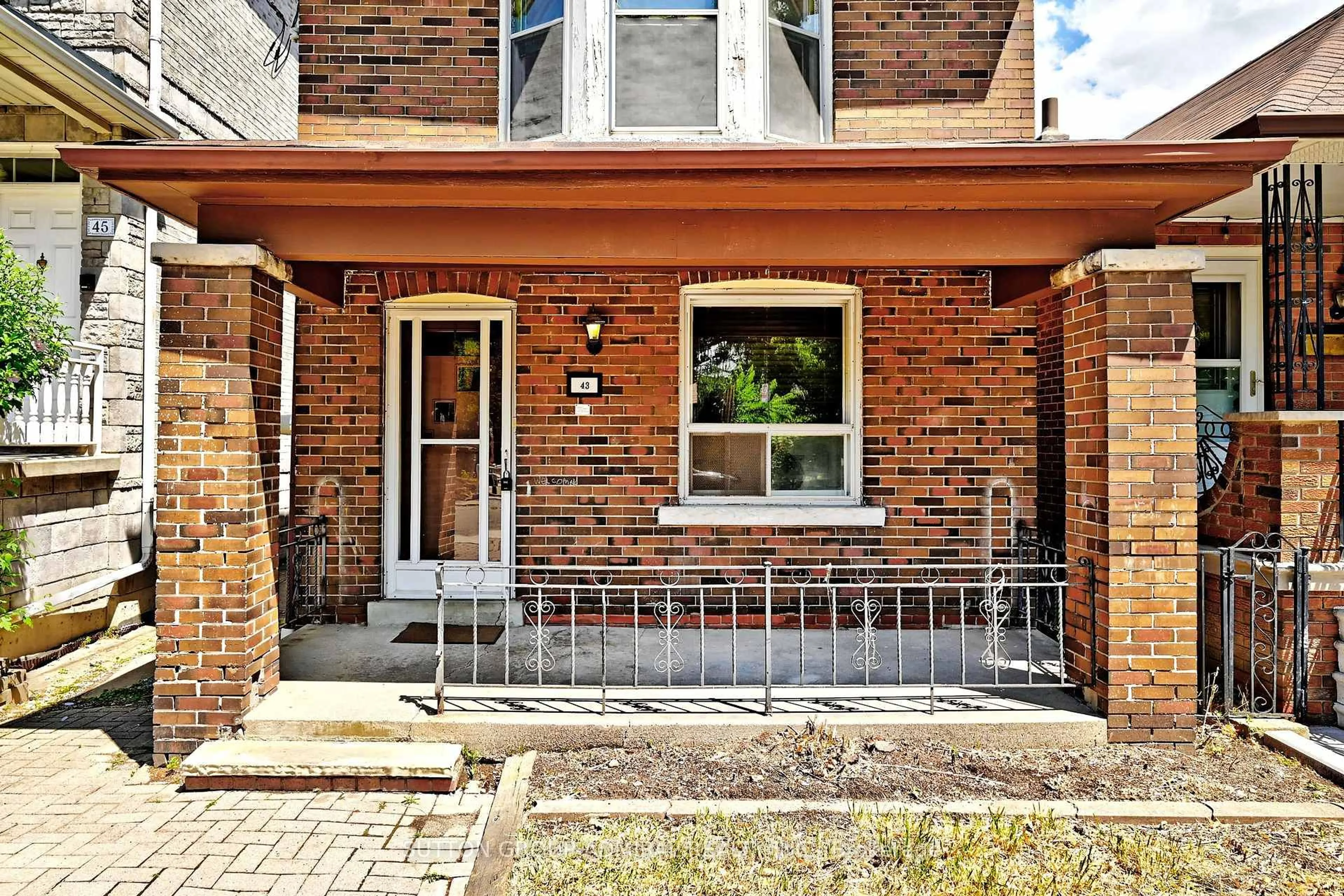 Home with brick exterior material, street for 43 Bristol Ave, Toronto Ontario M6H 3J8