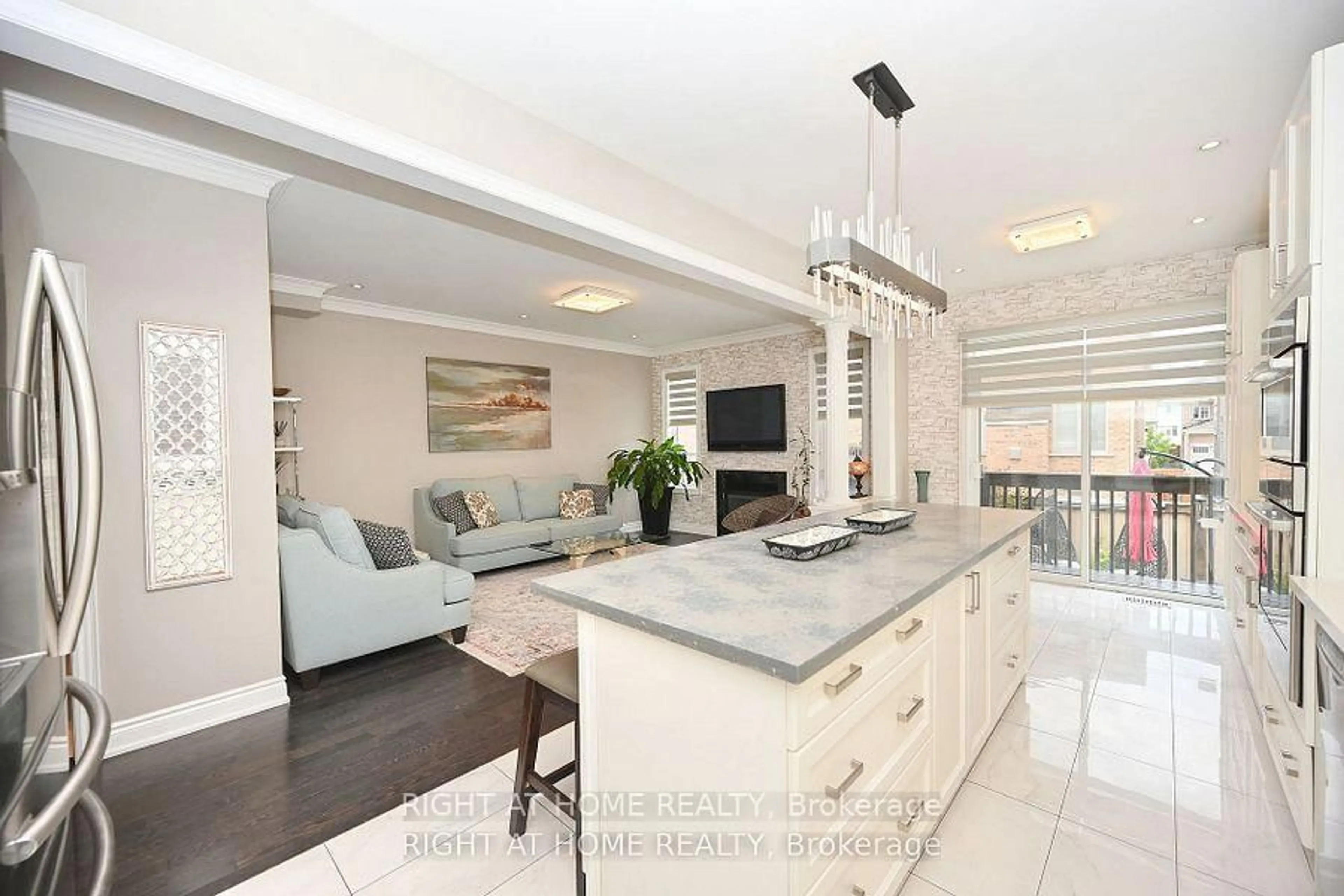 Contemporary kitchen, ceramic/tile floor for 371 Hincks Dr, Milton Ontario L9T 8T9