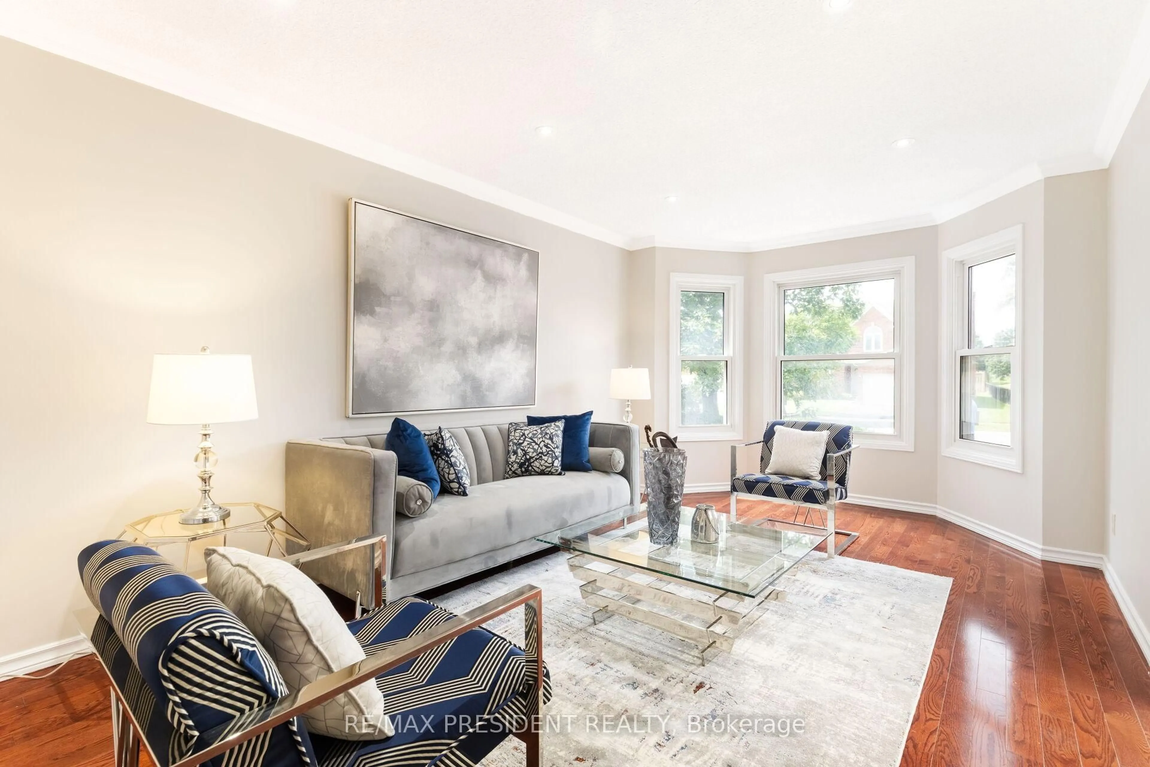 Living room with furniture, unknown for 14 Halldorson Tr, Brampton Ontario L6W 4M3