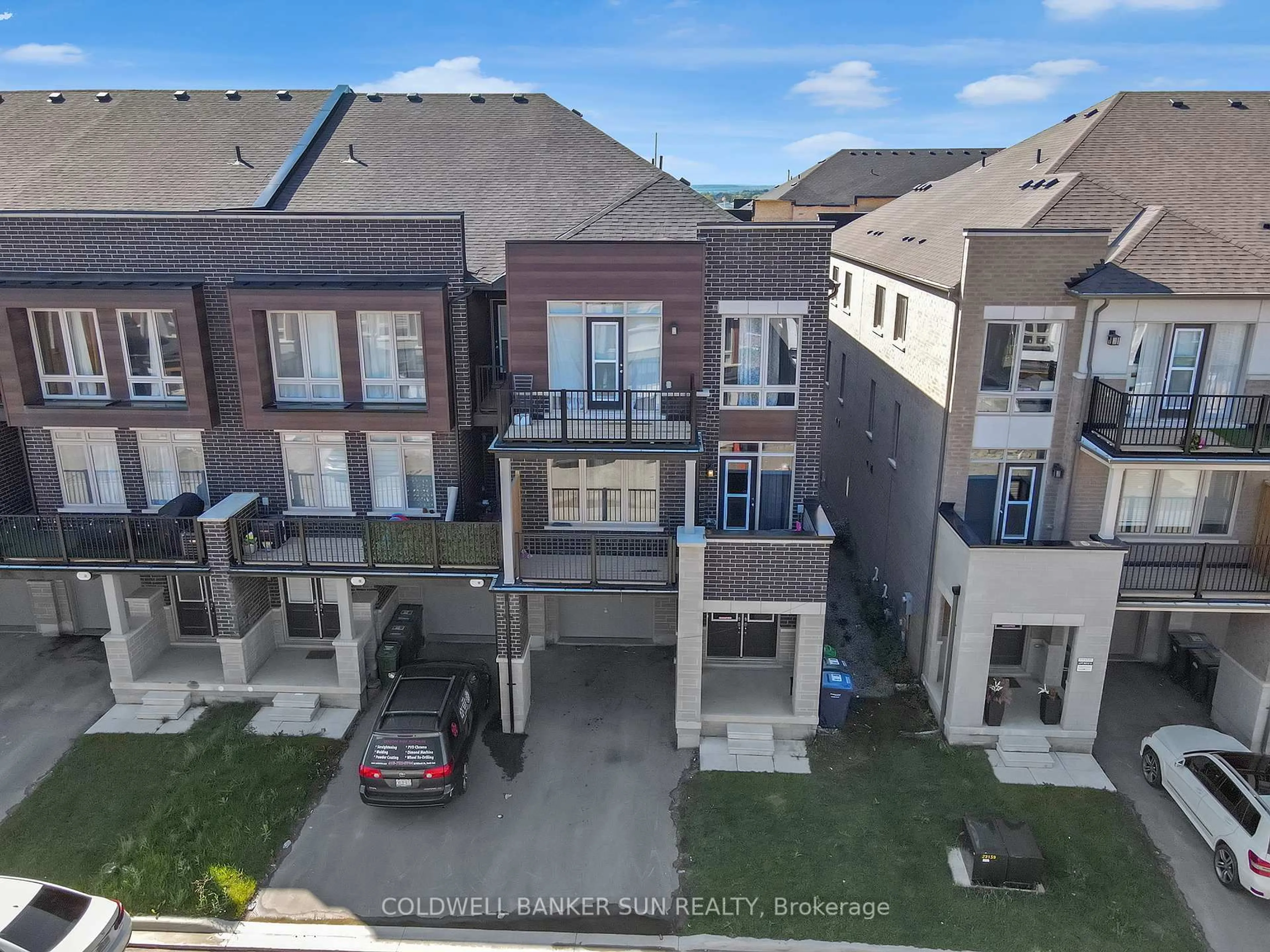 A pic from outside/outdoor area/front of a property/back of a property/a pic from drone, unknown for 42 Donald Ficht Cres, Brampton Ontario L7A 5H8