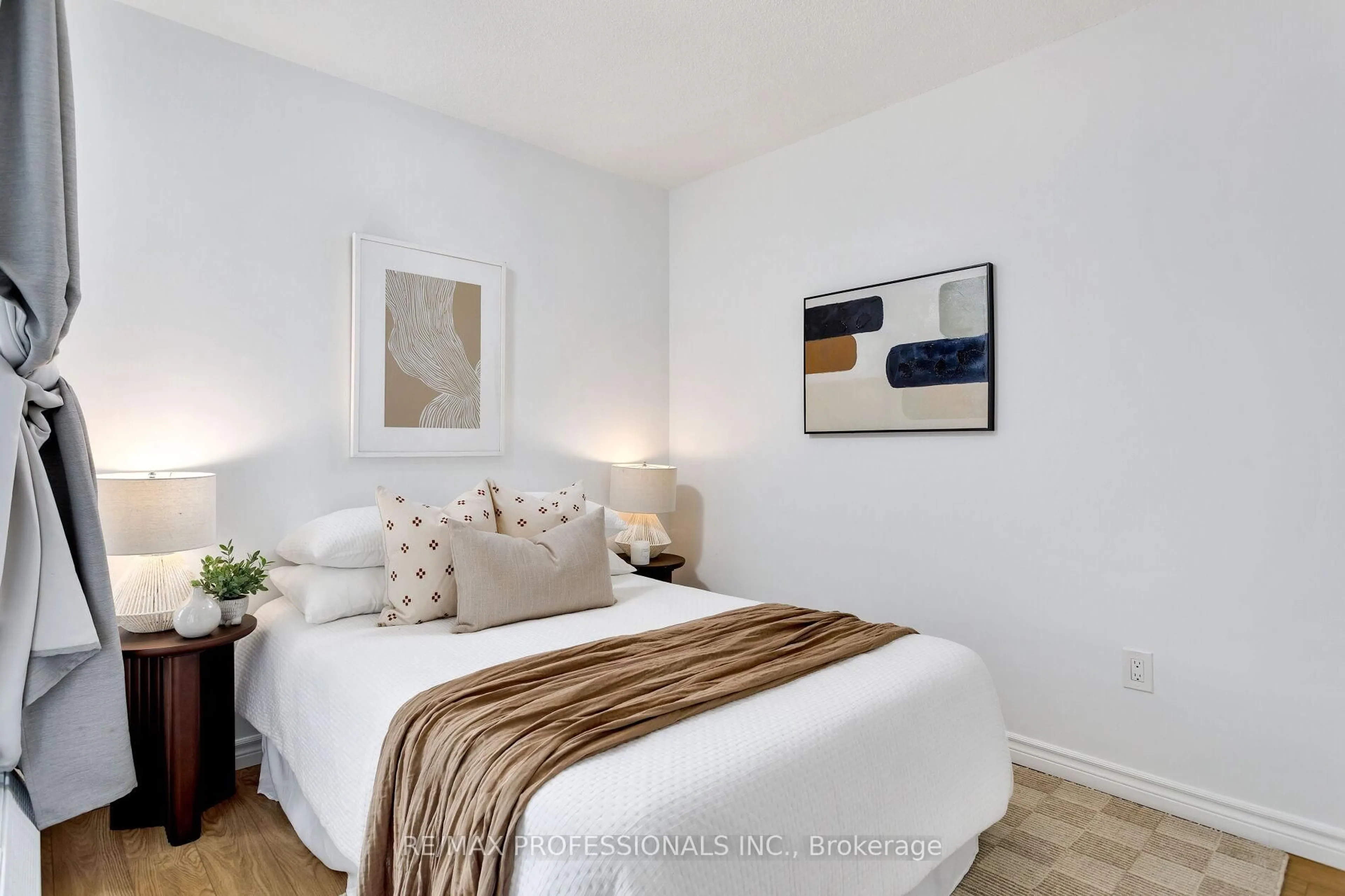 Bedroom with bed, unknown for 35 Ormskirk Ave #510, Toronto Ontario M6S 1A8