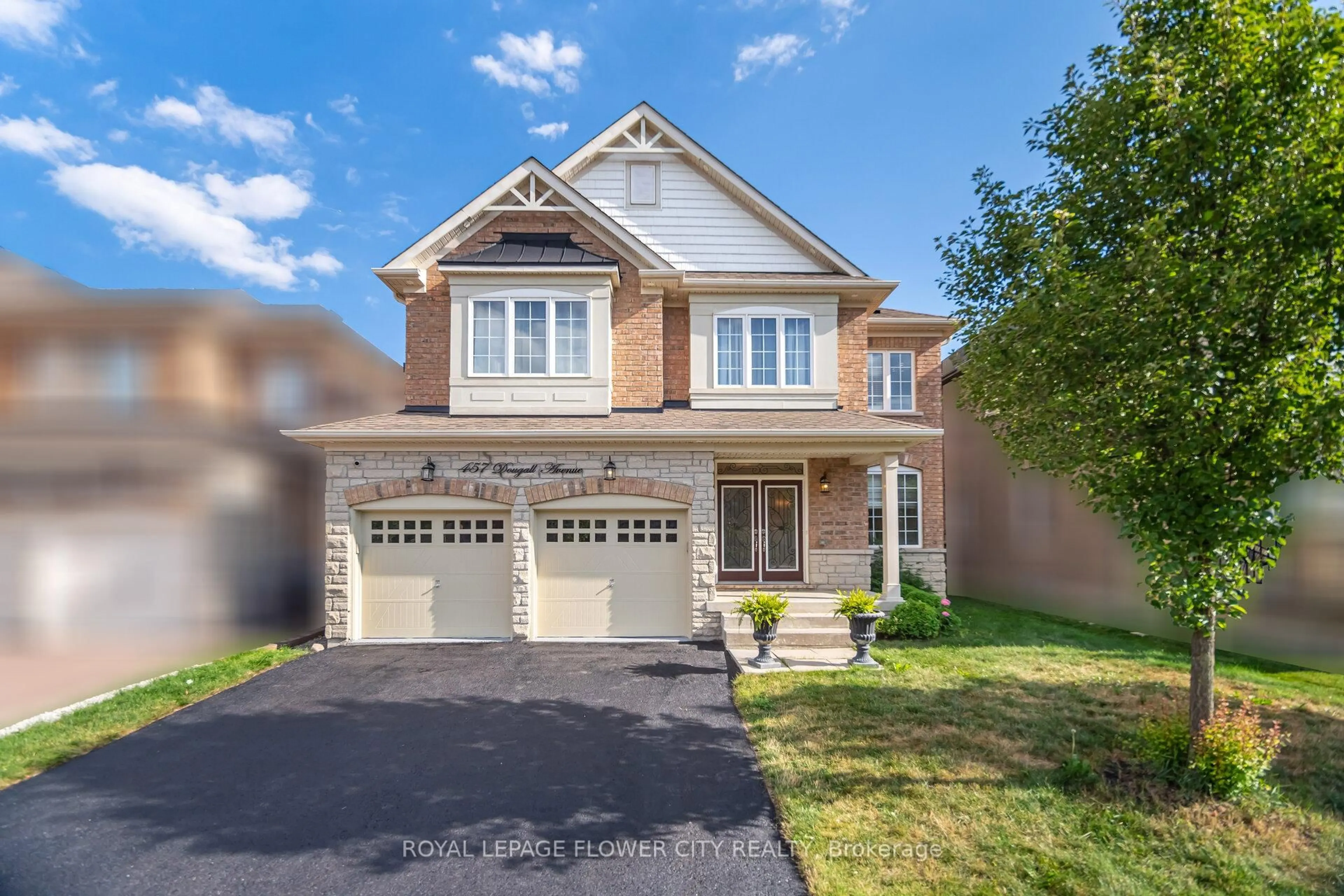 Home with brick exterior material, street for 457 Dougall Ave, Caledon Ontario L7C 4A5