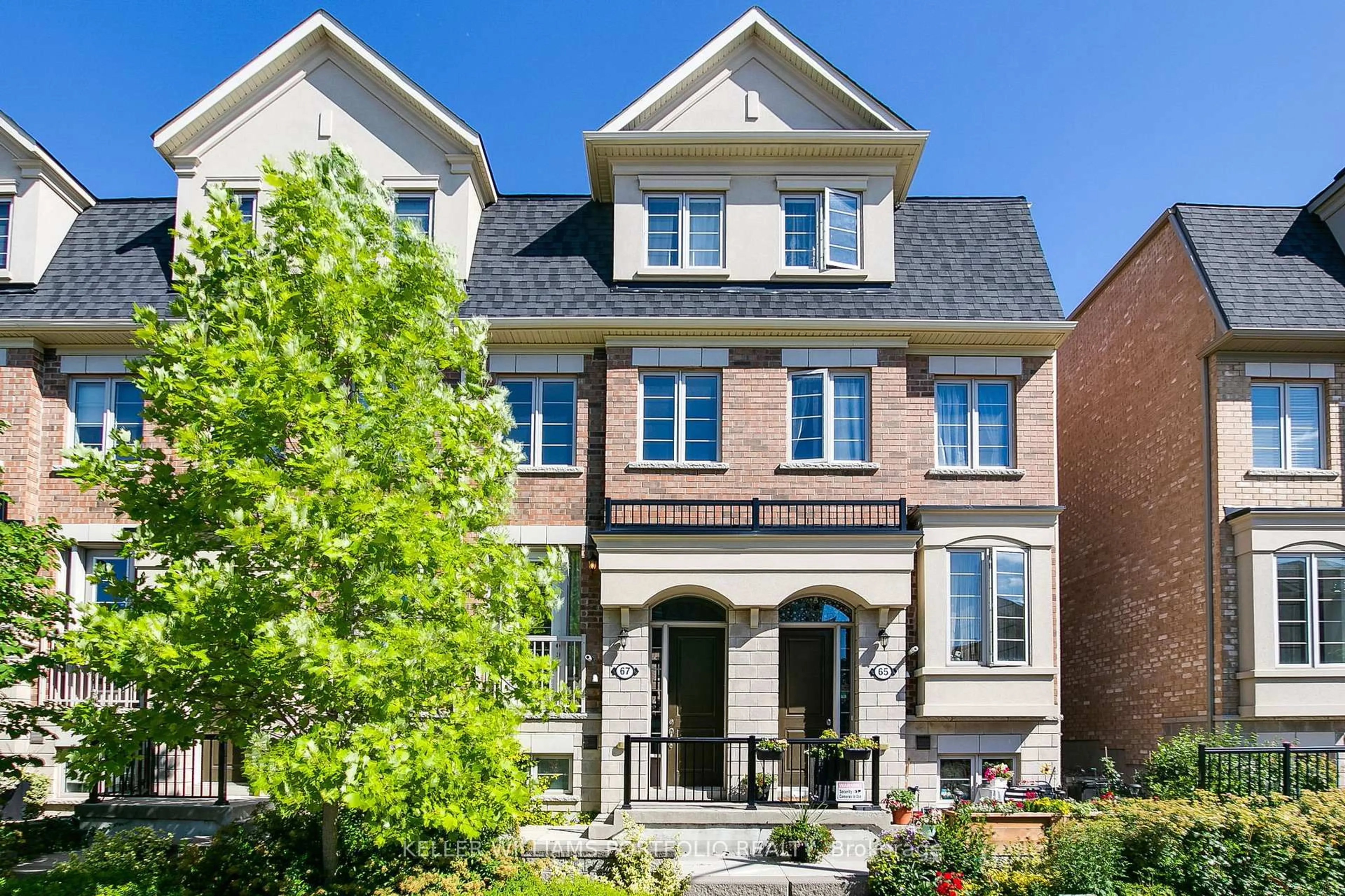 Home with brick exterior material, street for 67 Edward Horton Cres, Toronto Ontario M8Z 0E7