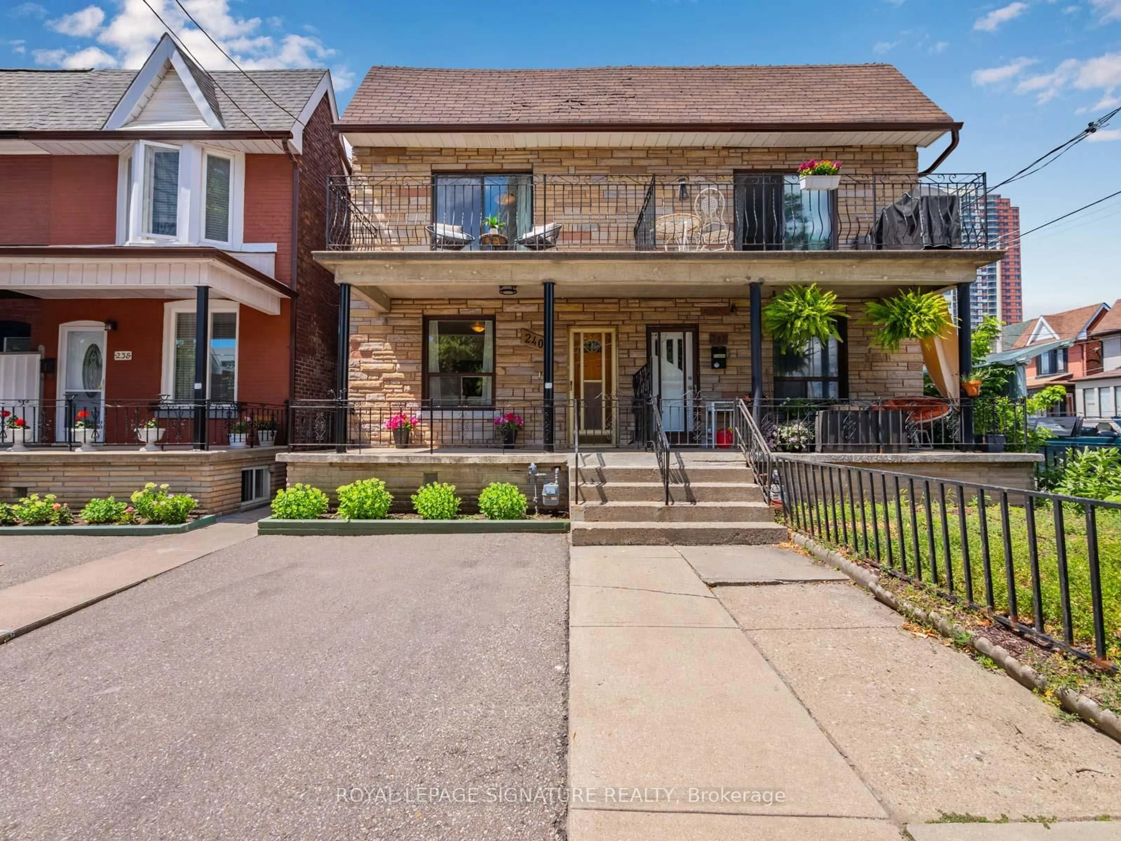 Home with brick exterior material, street for 240 Emerson Ave, Toronto Ontario M6H 3T6