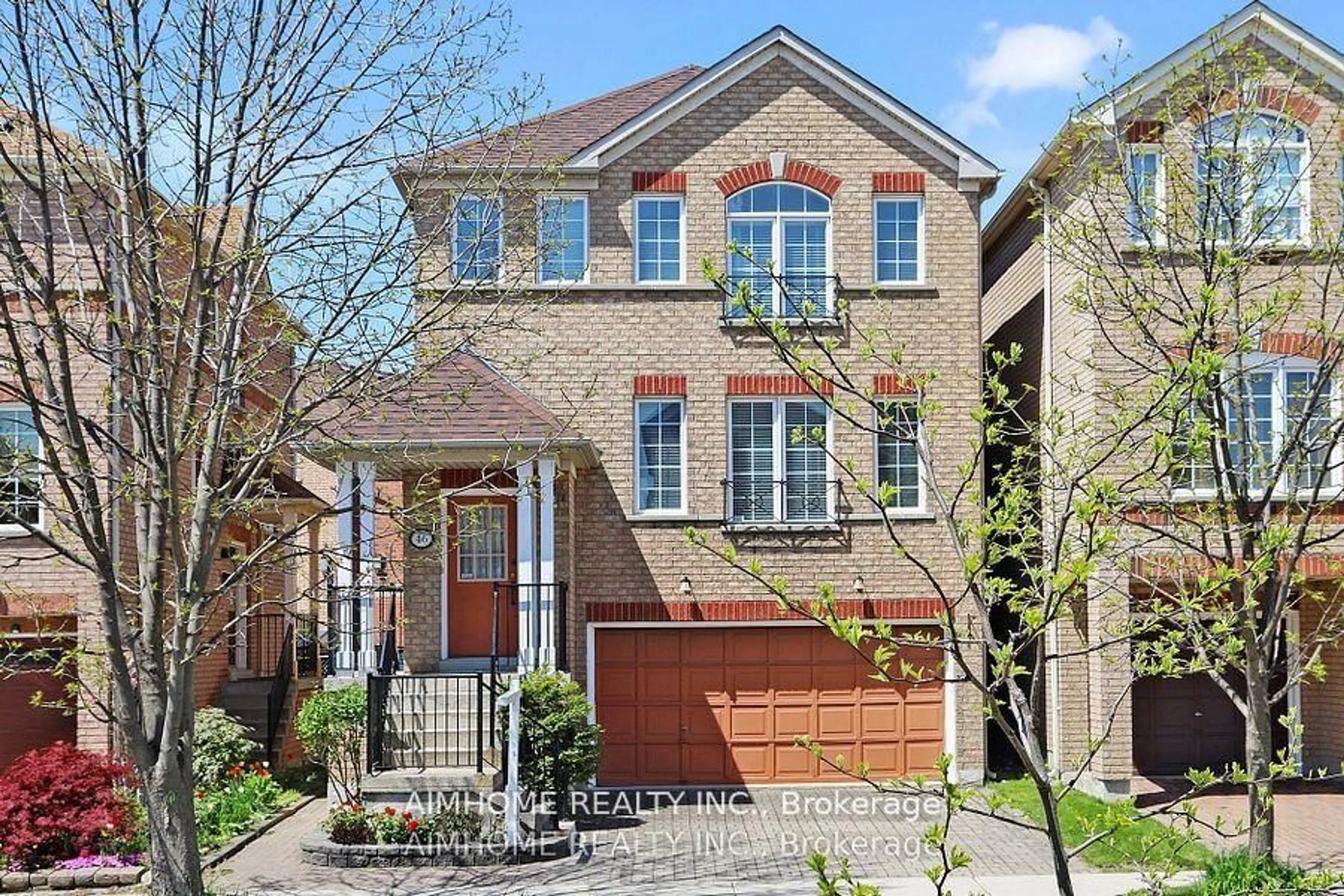 Home with brick exterior material, street for 46 Via Torre Dr, Toronto Ontario M6M 5J8