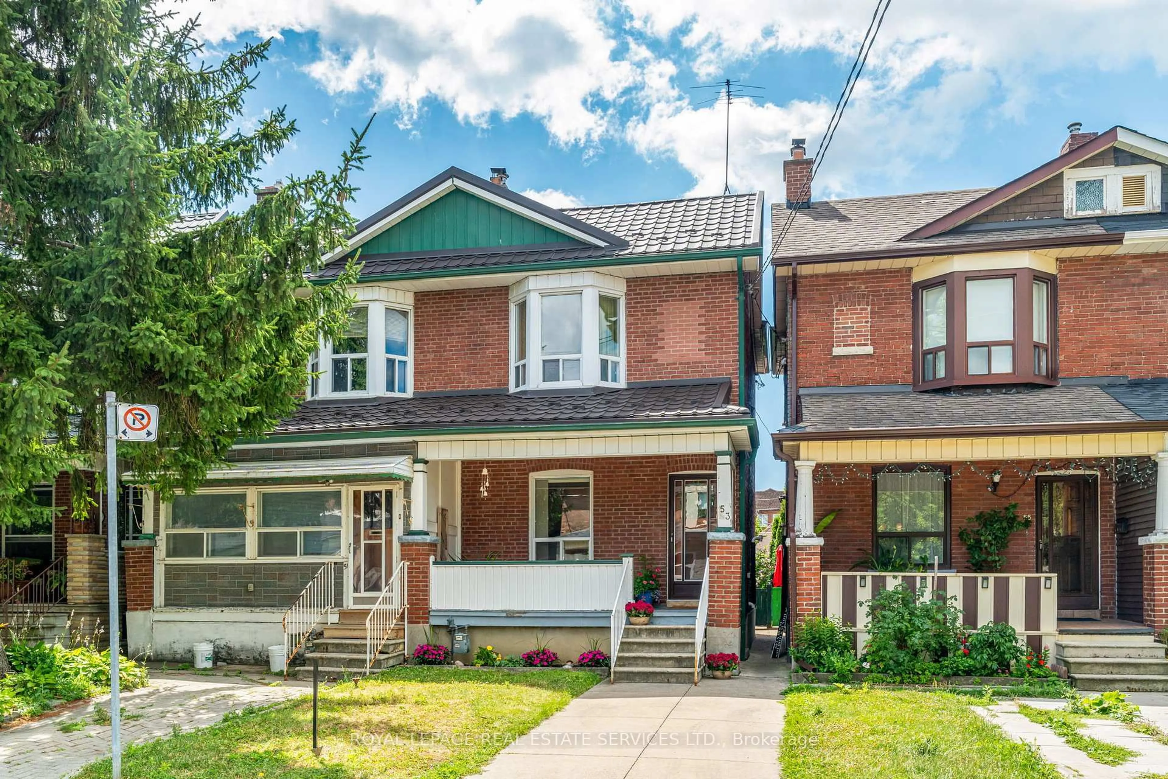 Home with brick exterior material, street for 53 Exeter St, Toronto Ontario M6N 1G3