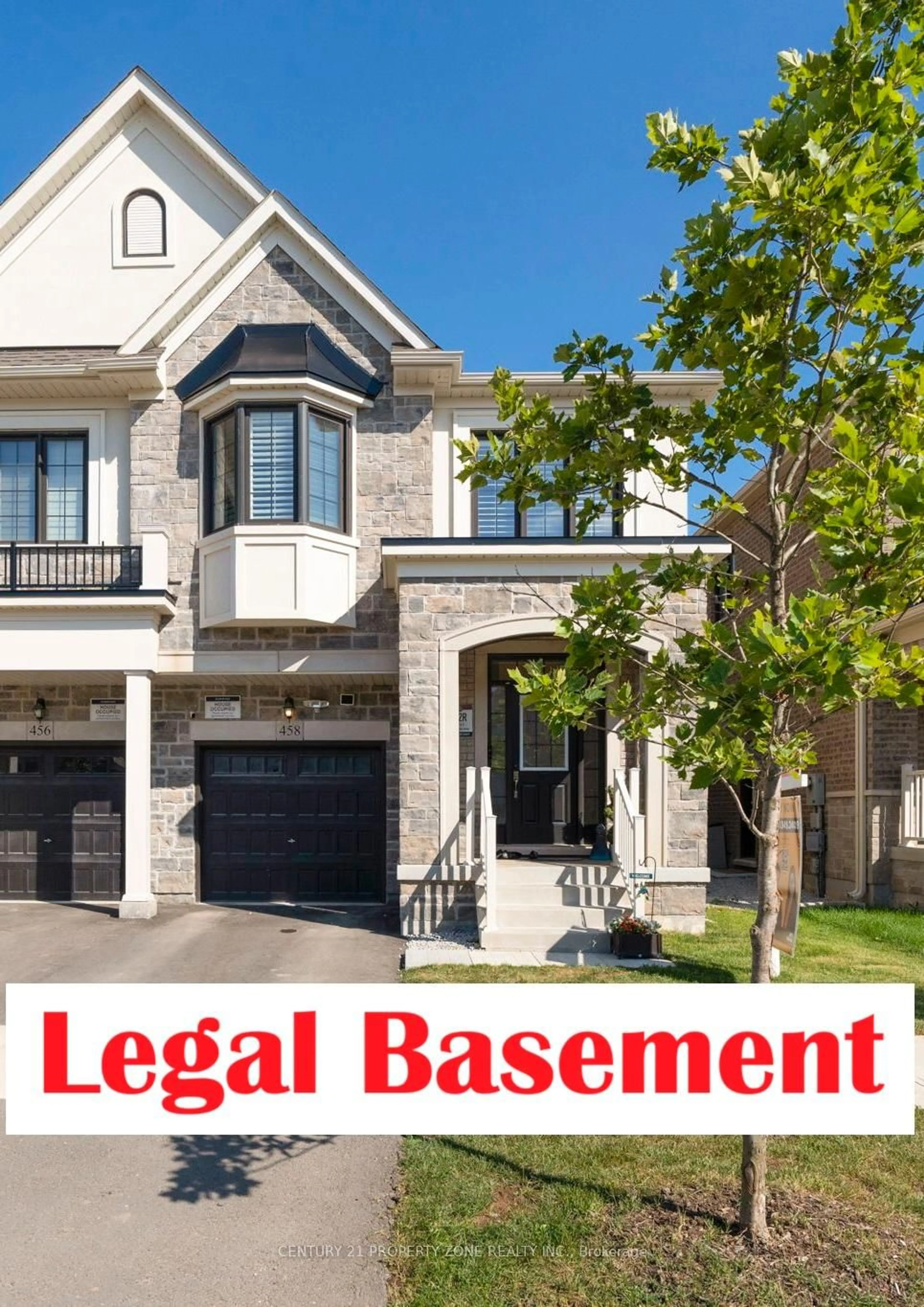 Home with brick exterior material, street for 458 Bergamot Ave, Milton Ontario L9E 1T8