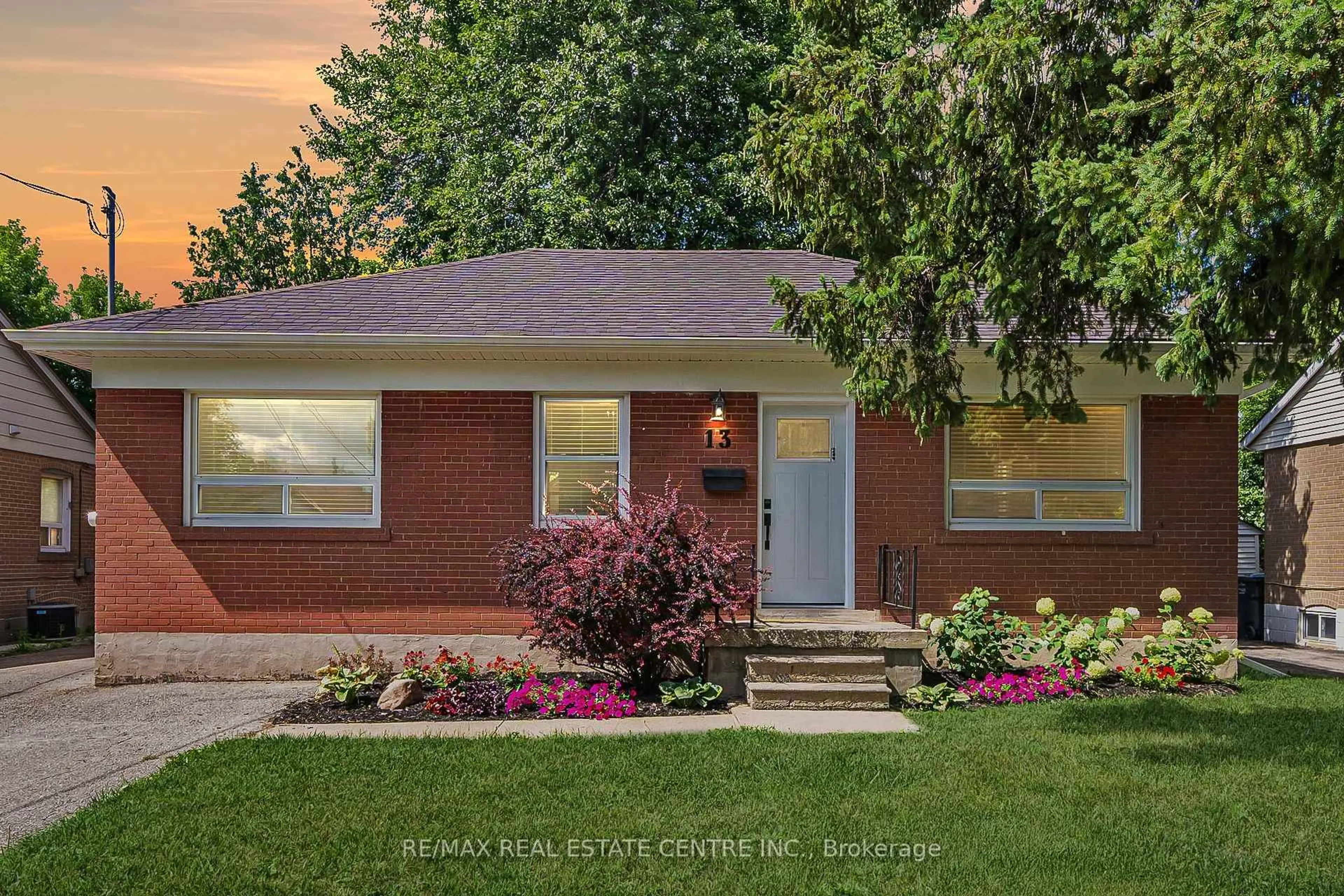 Home with brick exterior material, street for 13 Glendale Ave, Brampton Ontario L6X 1X2