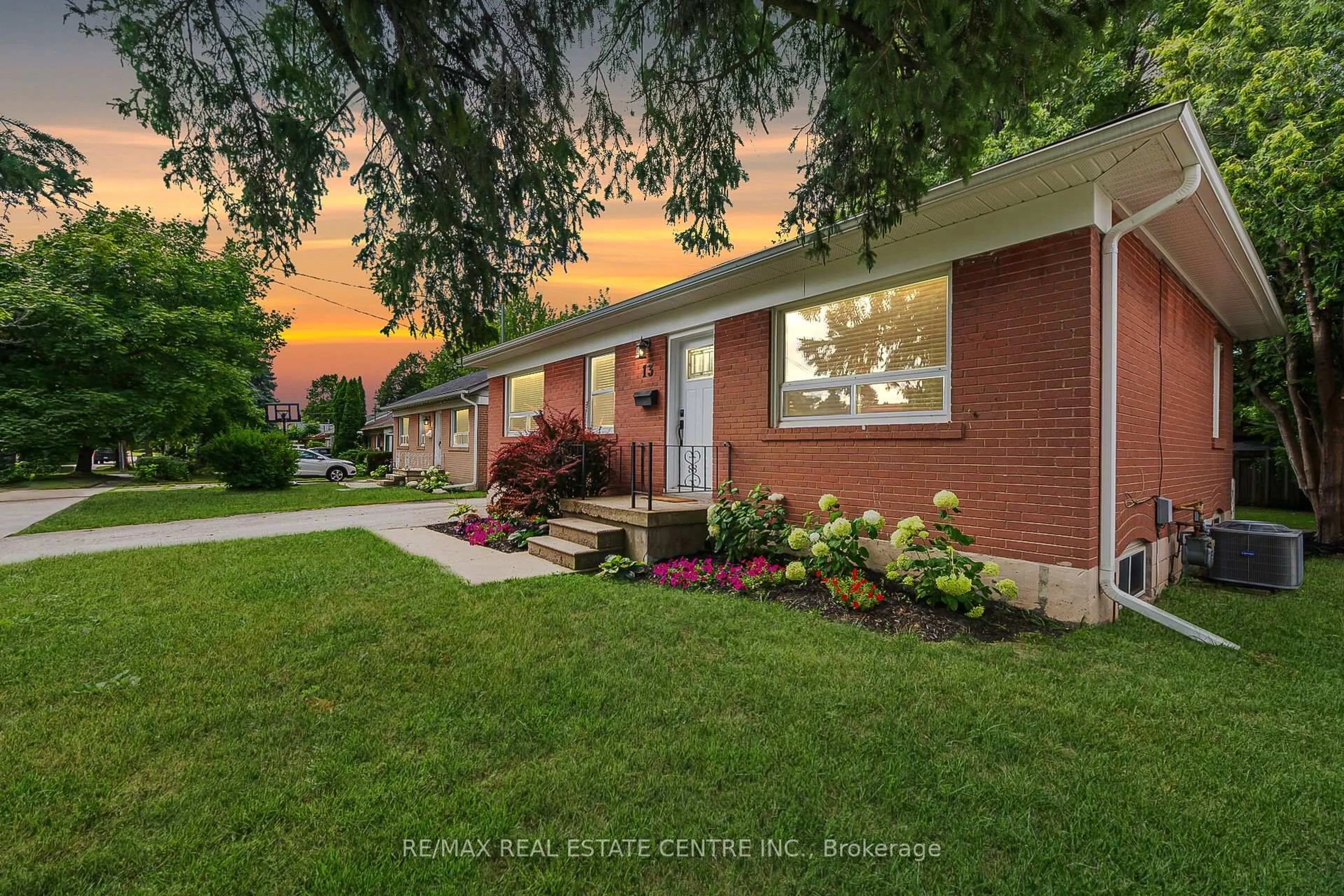 Home with brick exterior material, street for 13 Glendale Ave, Brampton Ontario L6X 1X2