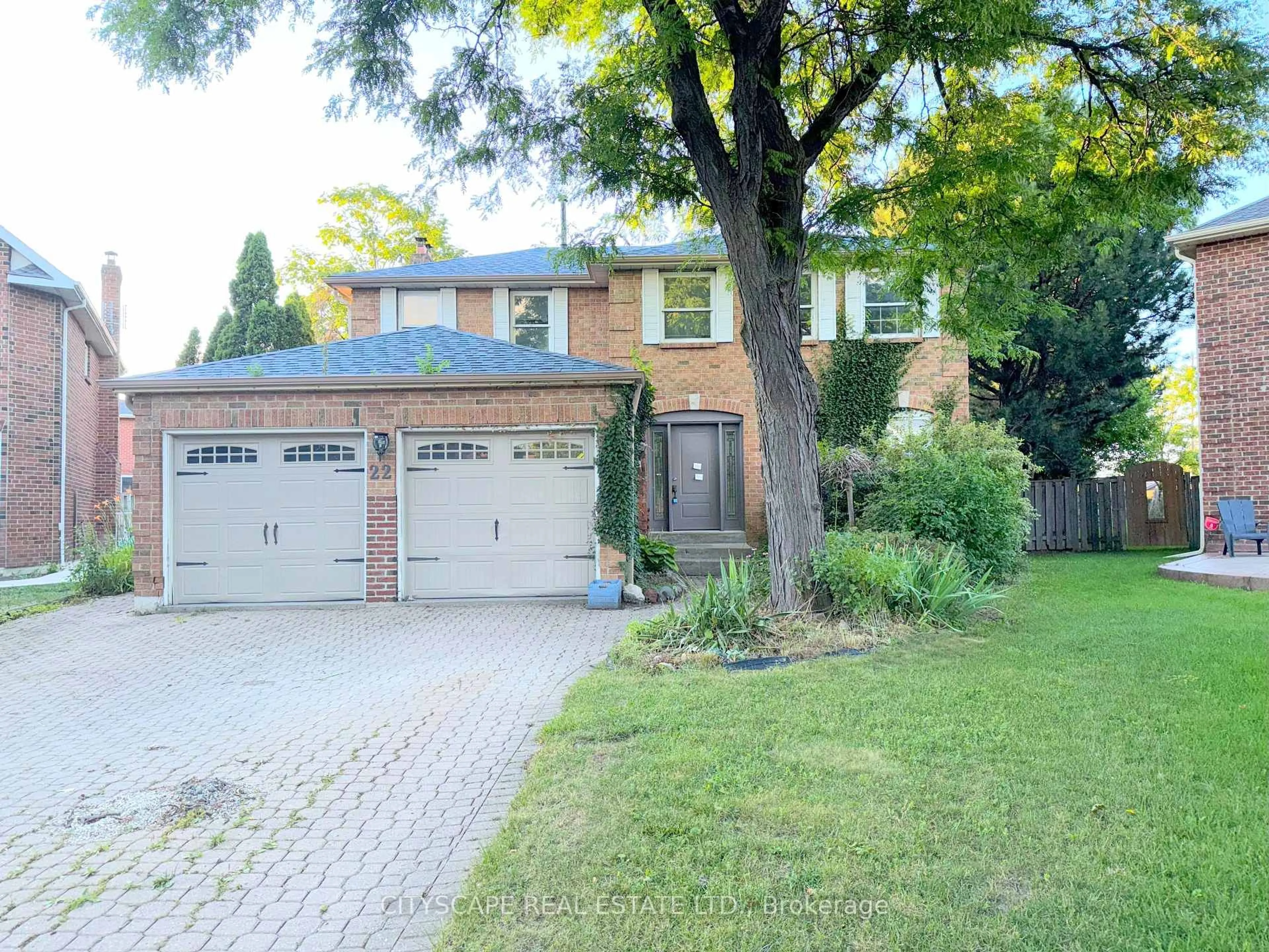 Home with brick exterior material, street for 22 Nottingham Cres, Brampton Ontario L6S 4G4