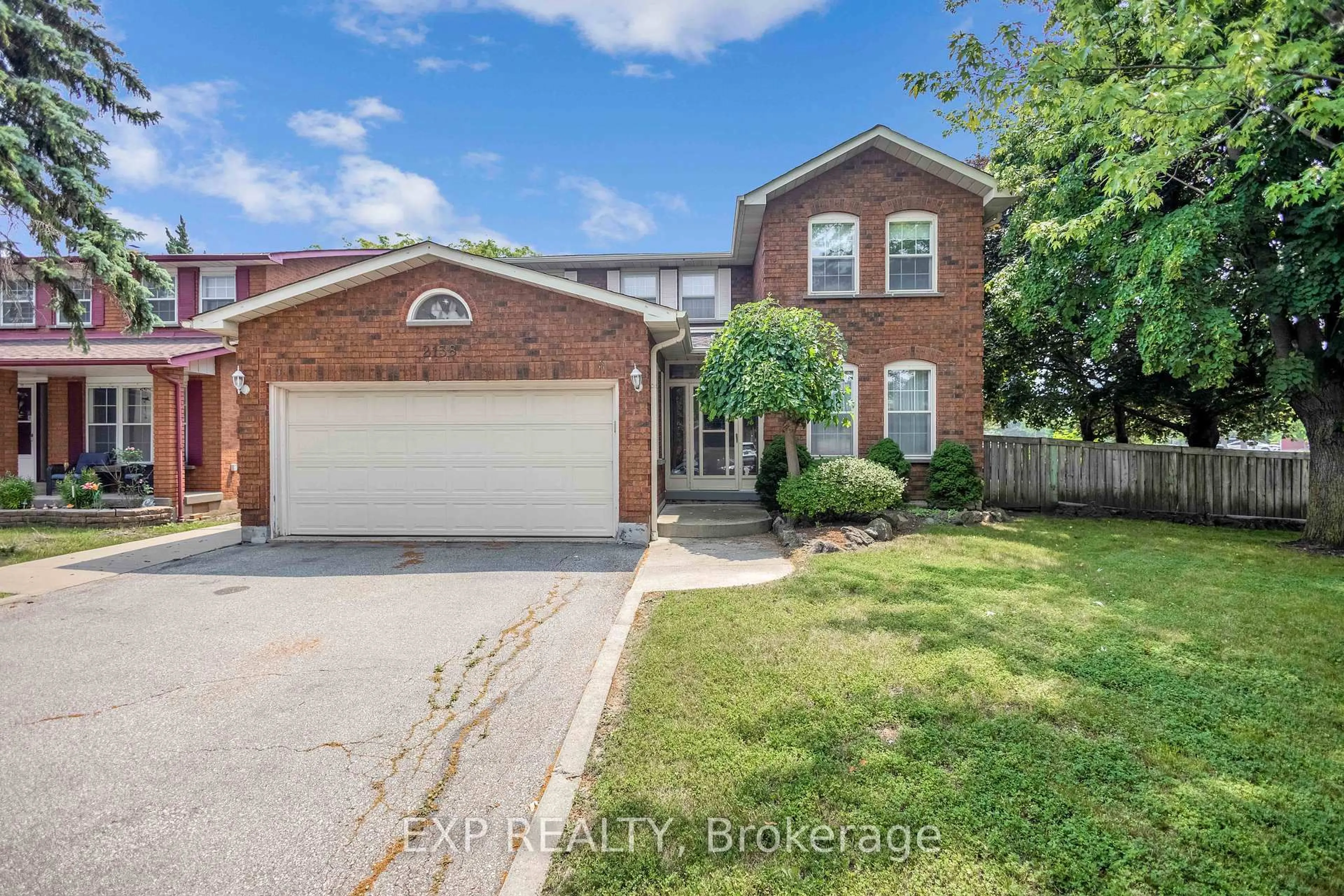 Home with brick exterior material, street for 2138 The Chse, Mississauga Ontario L5M 3C8