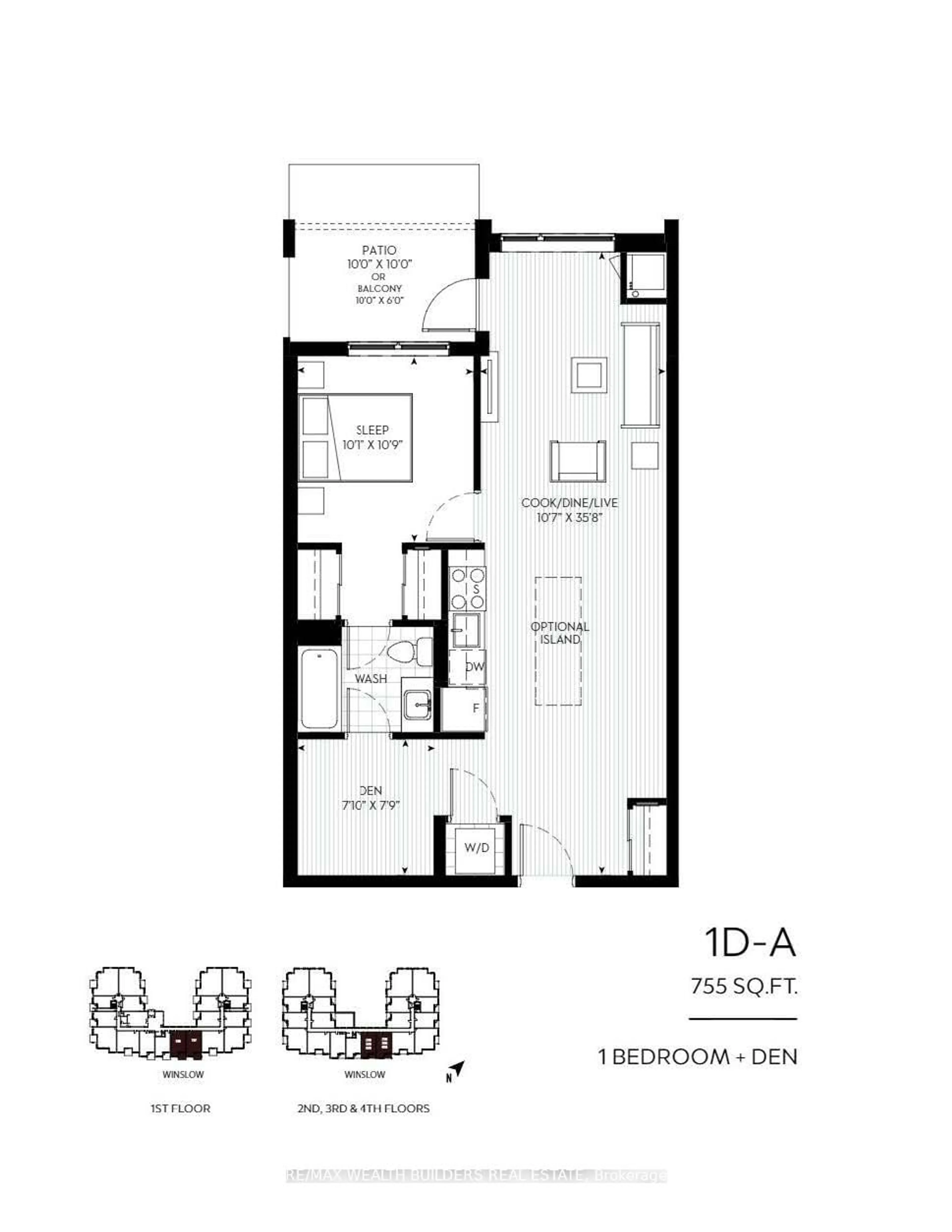 Floor plan for 150 Sabina Dr #202, Oakville Ontario L6H 0W3
