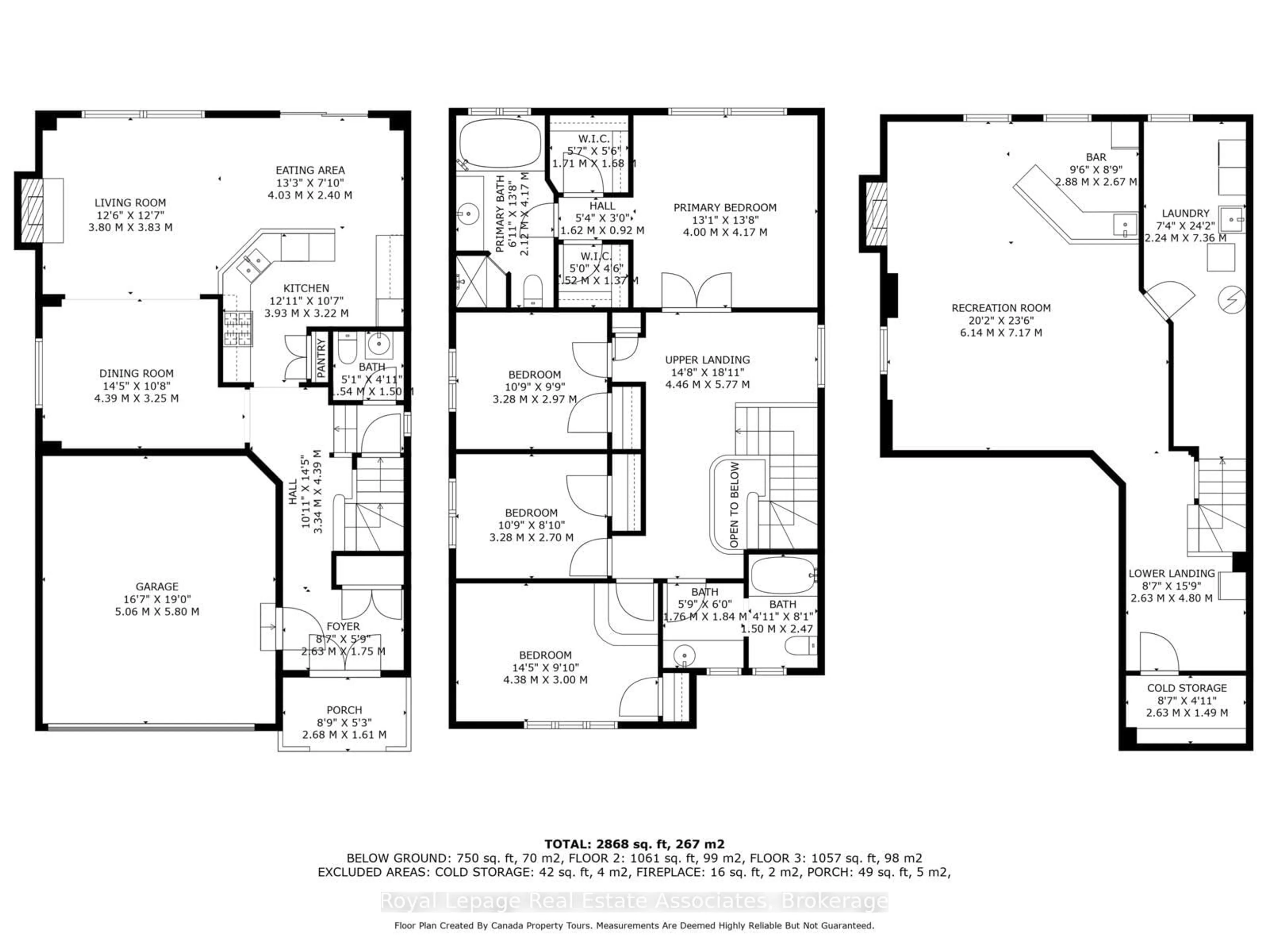 Floor plan for 49 Lawlor St, Halton Hills Ontario L7G 6B8