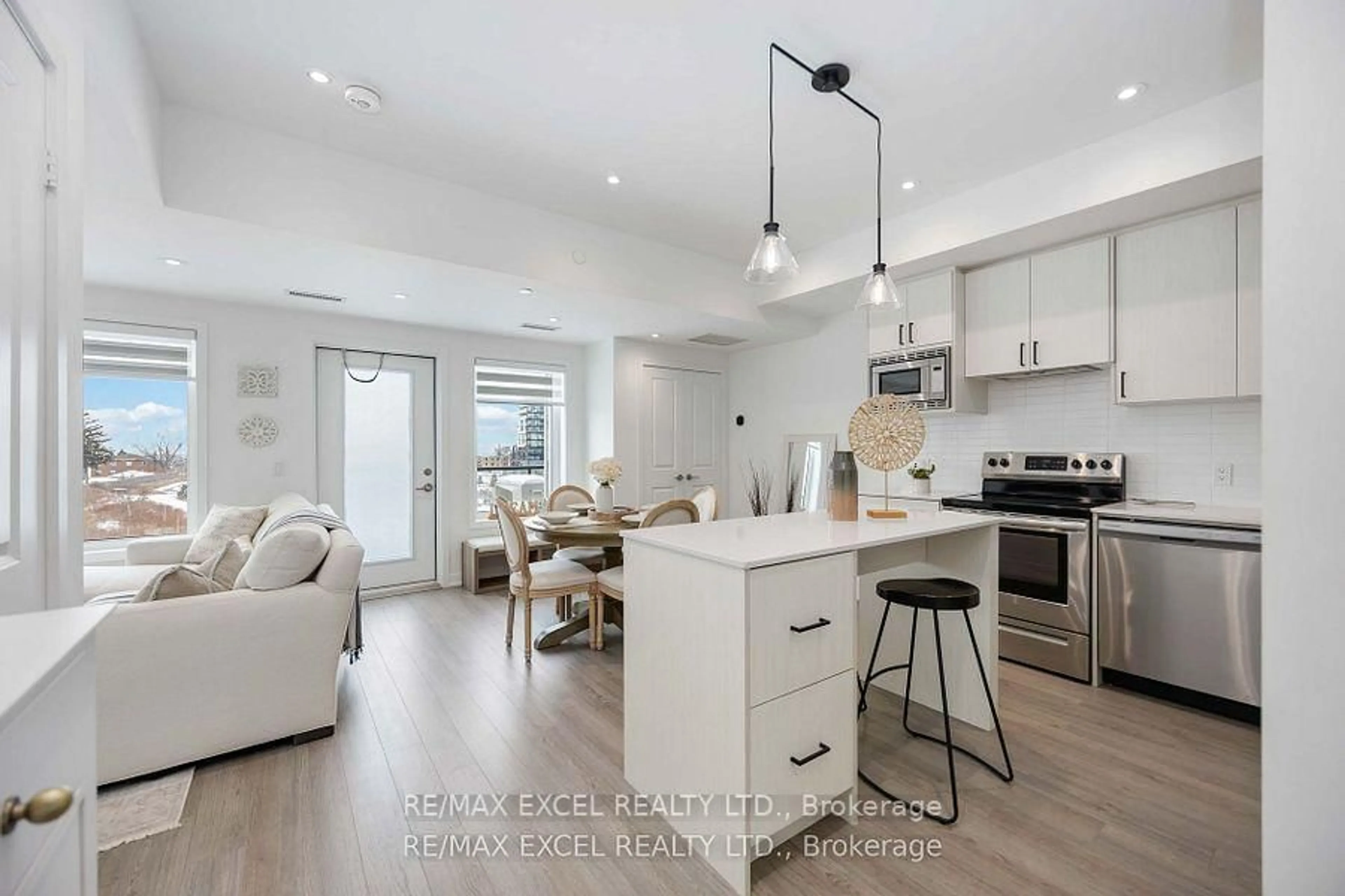 Open concept kitchen, unknown for 155 Downsview Park Blvd #208, Toronto Ontario M3K 0E3