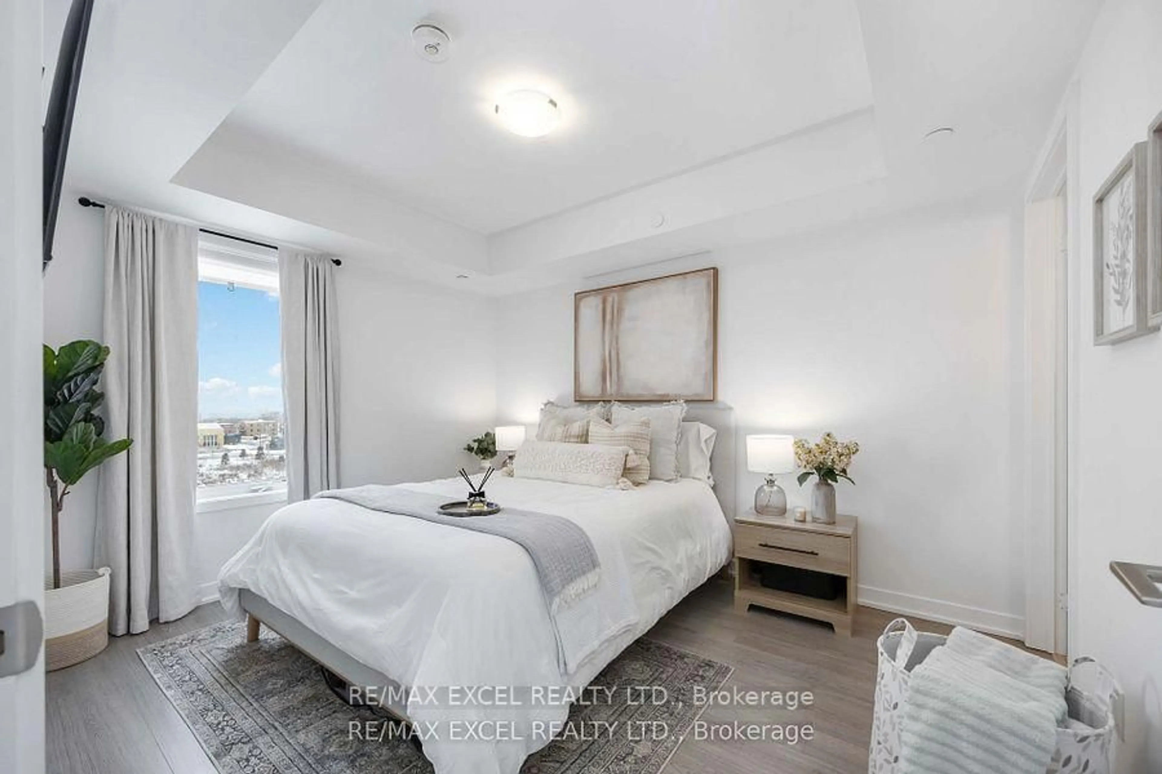 Bedroom with bed, unknown for 155 Downsview Park Blvd #208, Toronto Ontario M3K 0E3