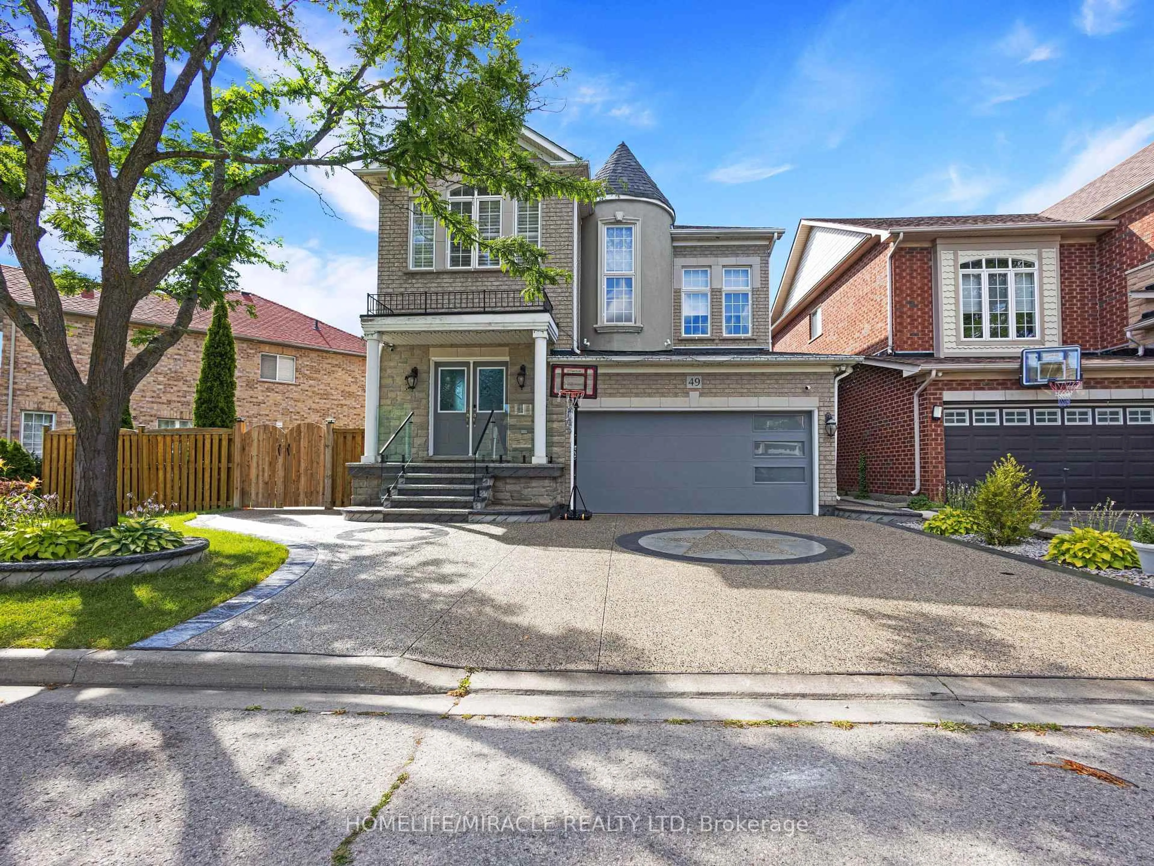 Home with brick exterior material, street for 49 Sedgewick Circ, Brampton Ontario L7A 2P5